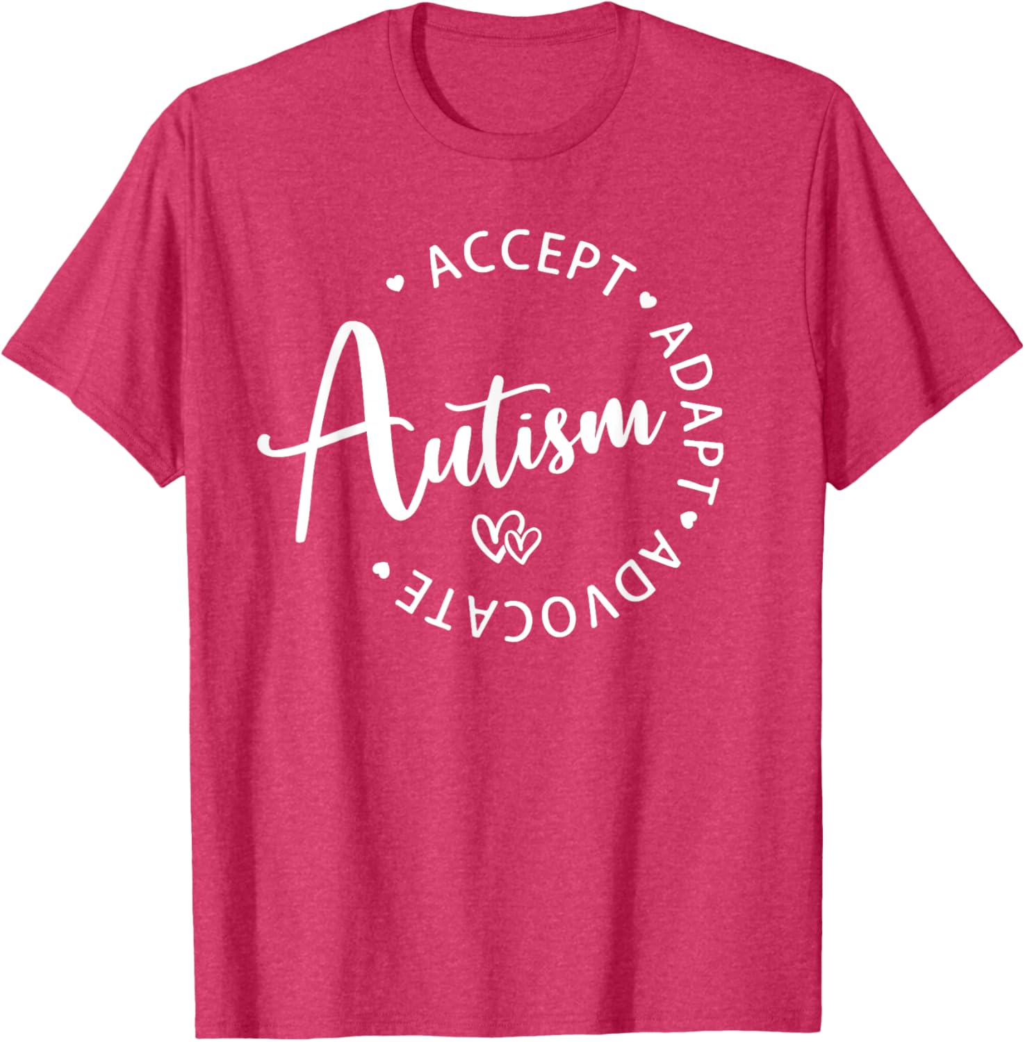 Autism Awareness T-Shirt for Kids - Accept Adapt Advocate Design - 17