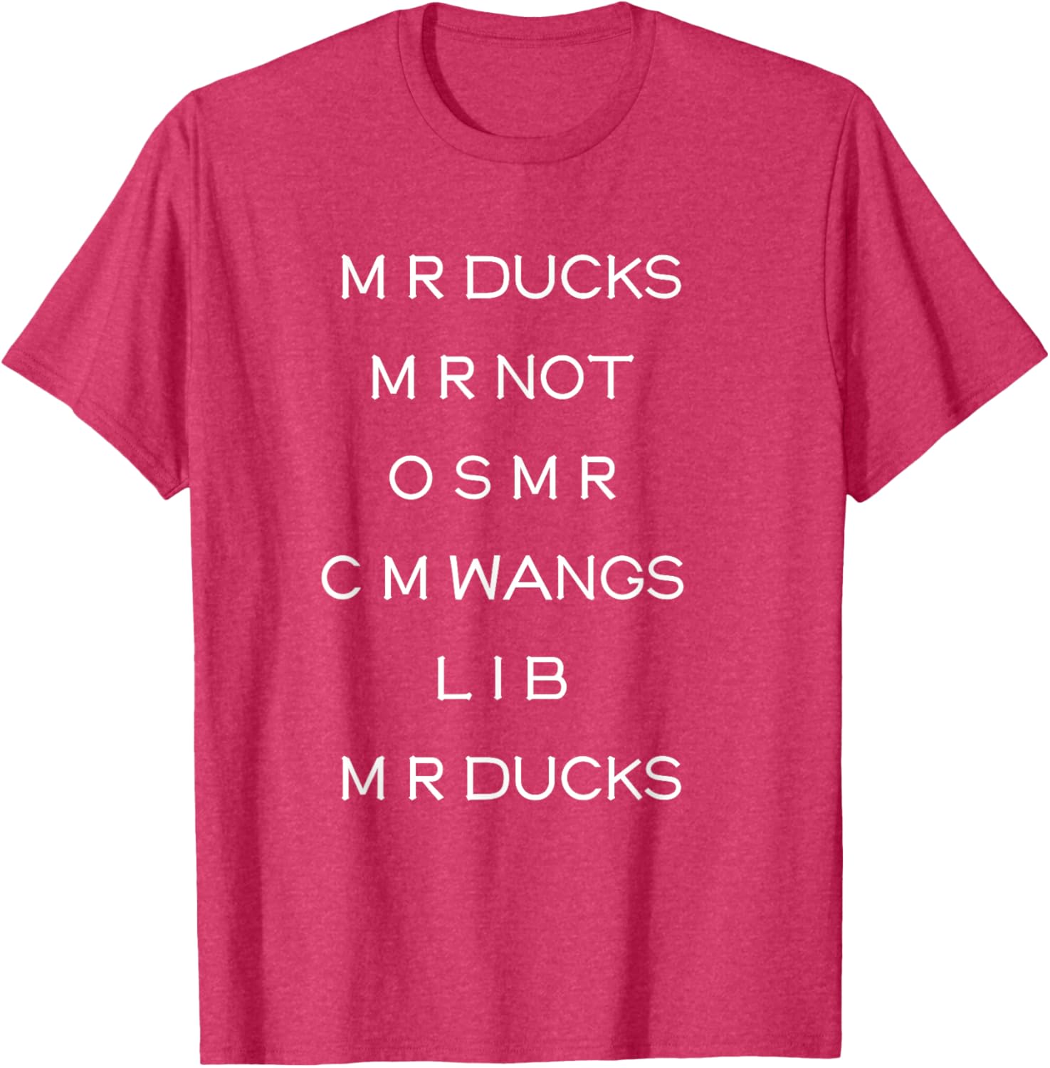 Funny M R Ducks T-Shirt with Wings Quote Pun for Animal Lovers - 8