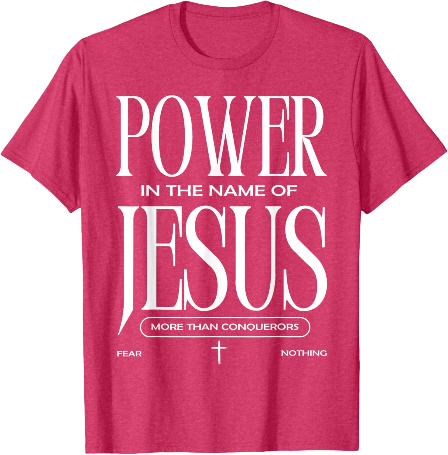 Power In The Name Of Jesus T-Shirt Faith Inspired Christian Apparel - 2