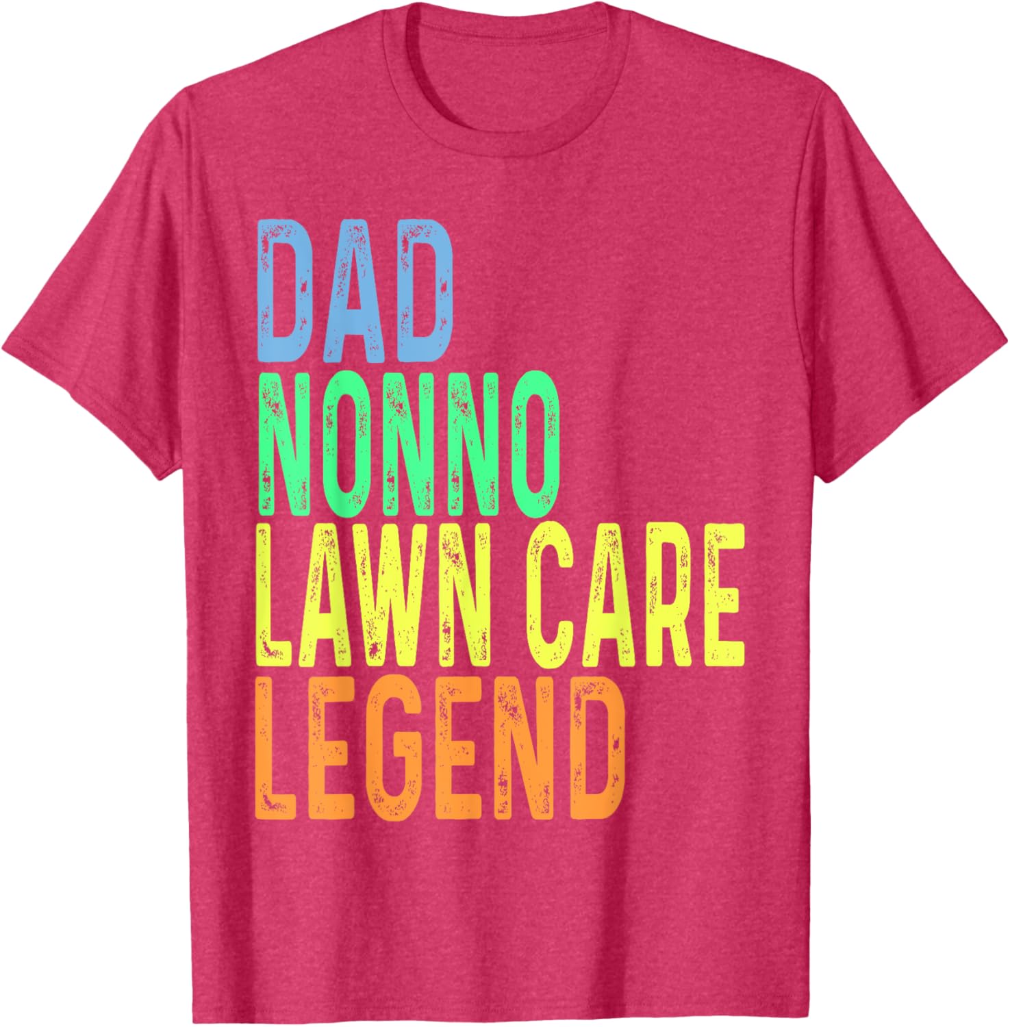 Funny Dad Nonno Lawn Care Legend T-Shirt for Grass Mowing Enthusiasts - 13