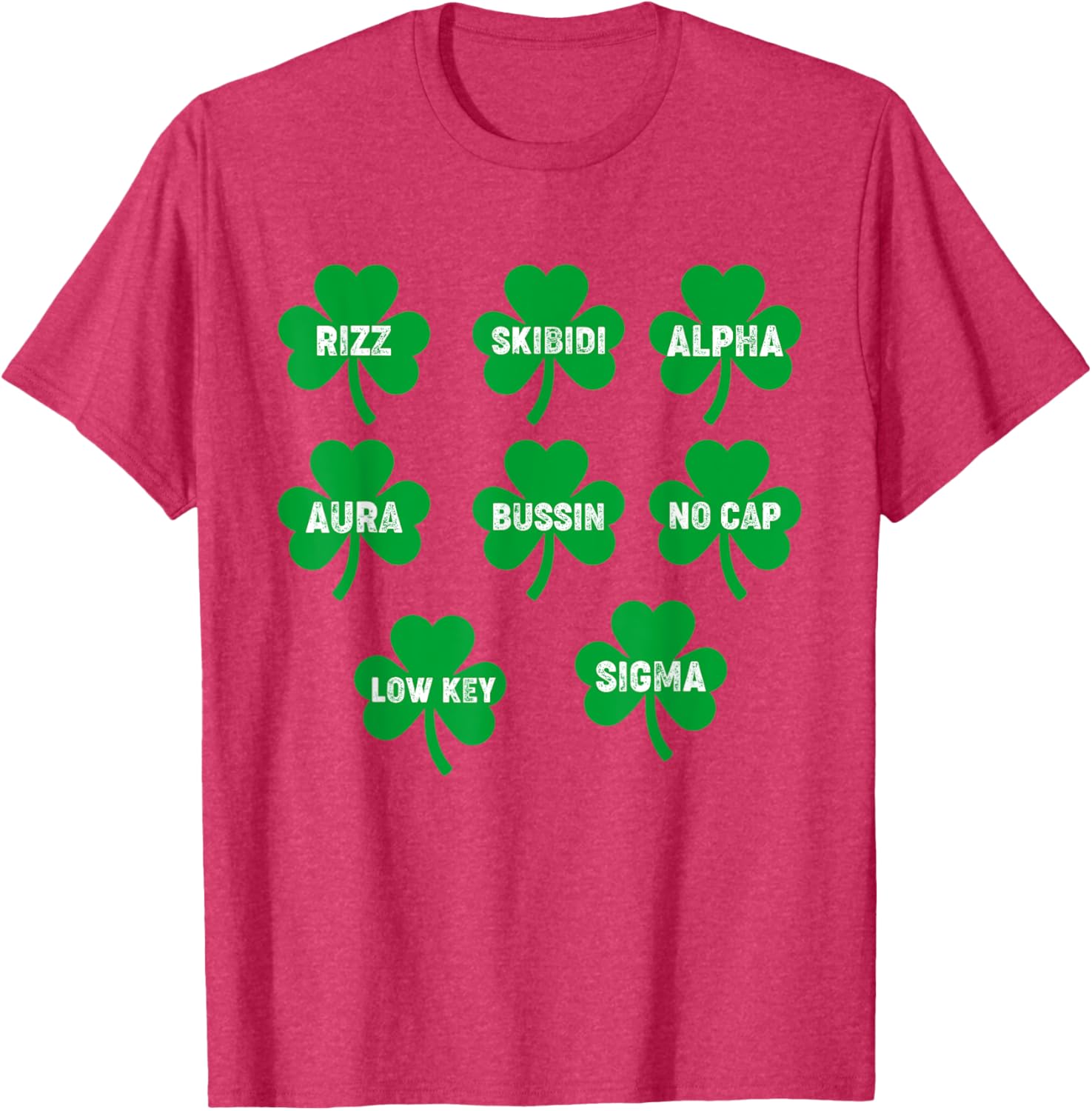 Funny Skibidi St. Patrick's Day Clover T-Shirt for Festive Celebration - 8