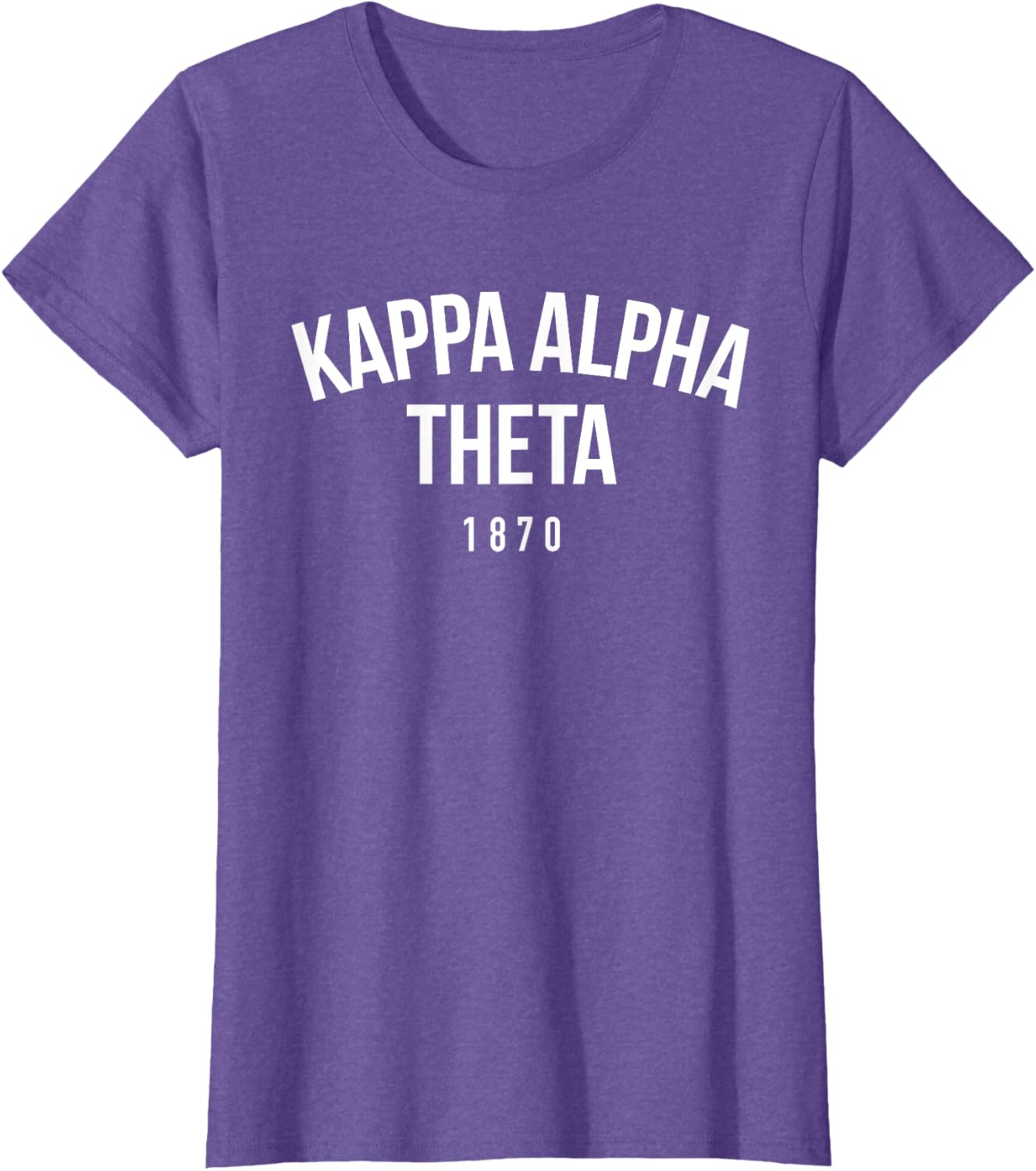 Kappa Alpha Theta Official White Arch Over T-Shirt for Sorority Fans - 8