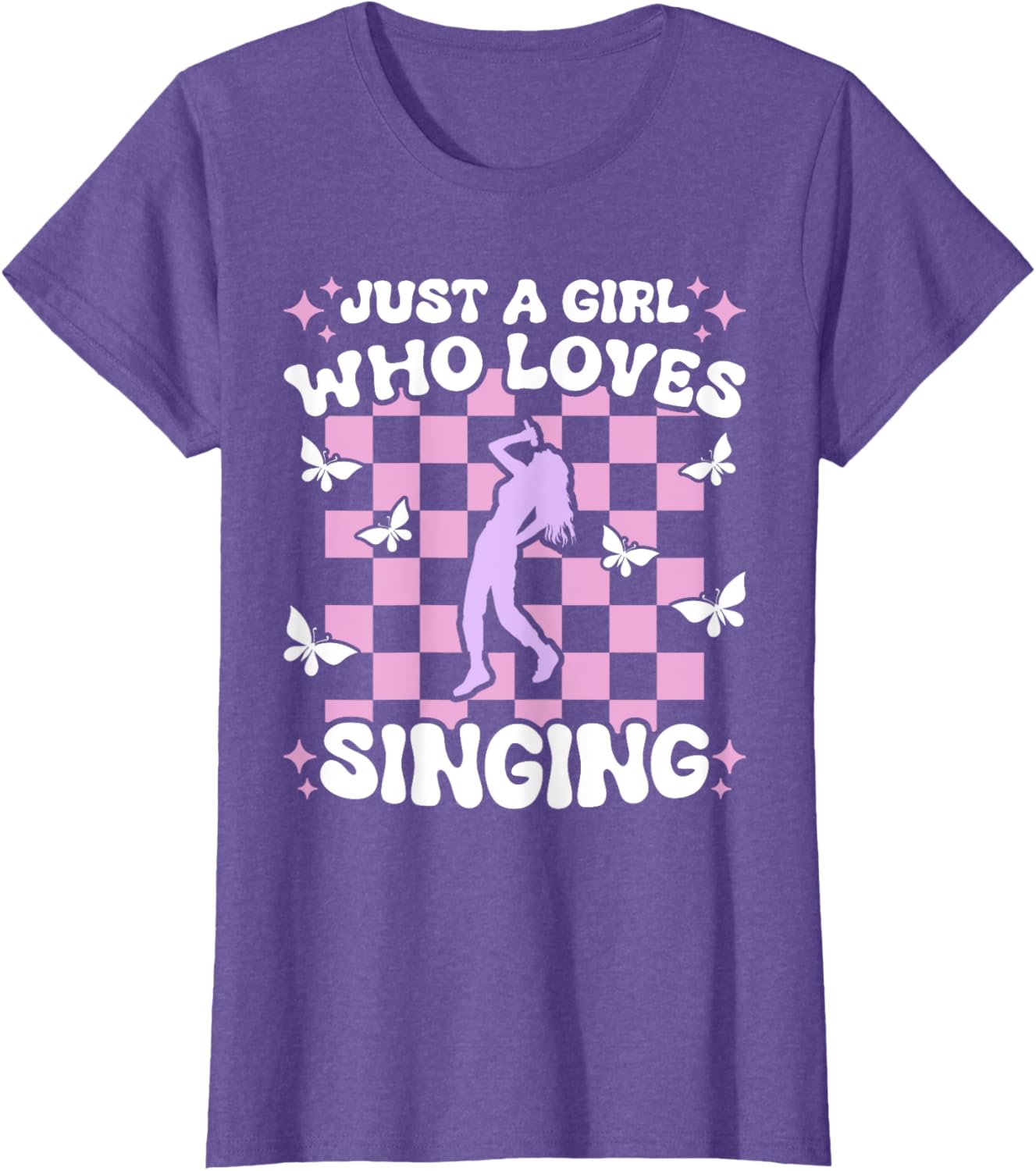 Just A Girl Who Loves Singing Girls T-Shirt for Music Lovers - 3