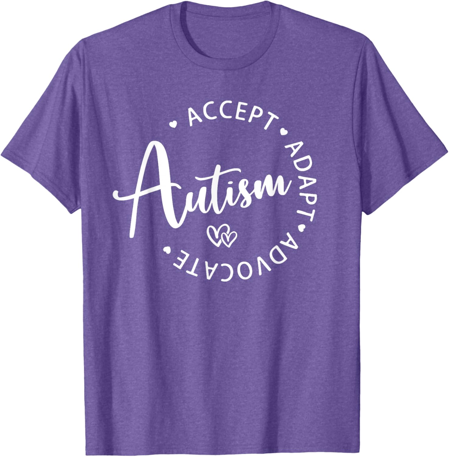 Autism Awareness T-Shirt for Kids - Accept Adapt Advocate Design - 4