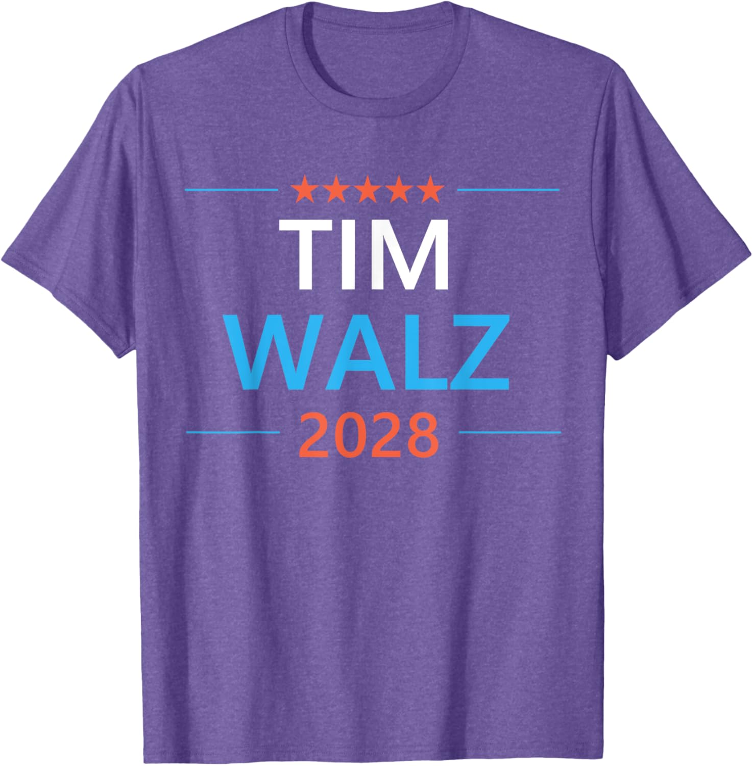 Tim Walz 2028 Presidential Campaign T-Shirt for Supporters and Fans - 9
