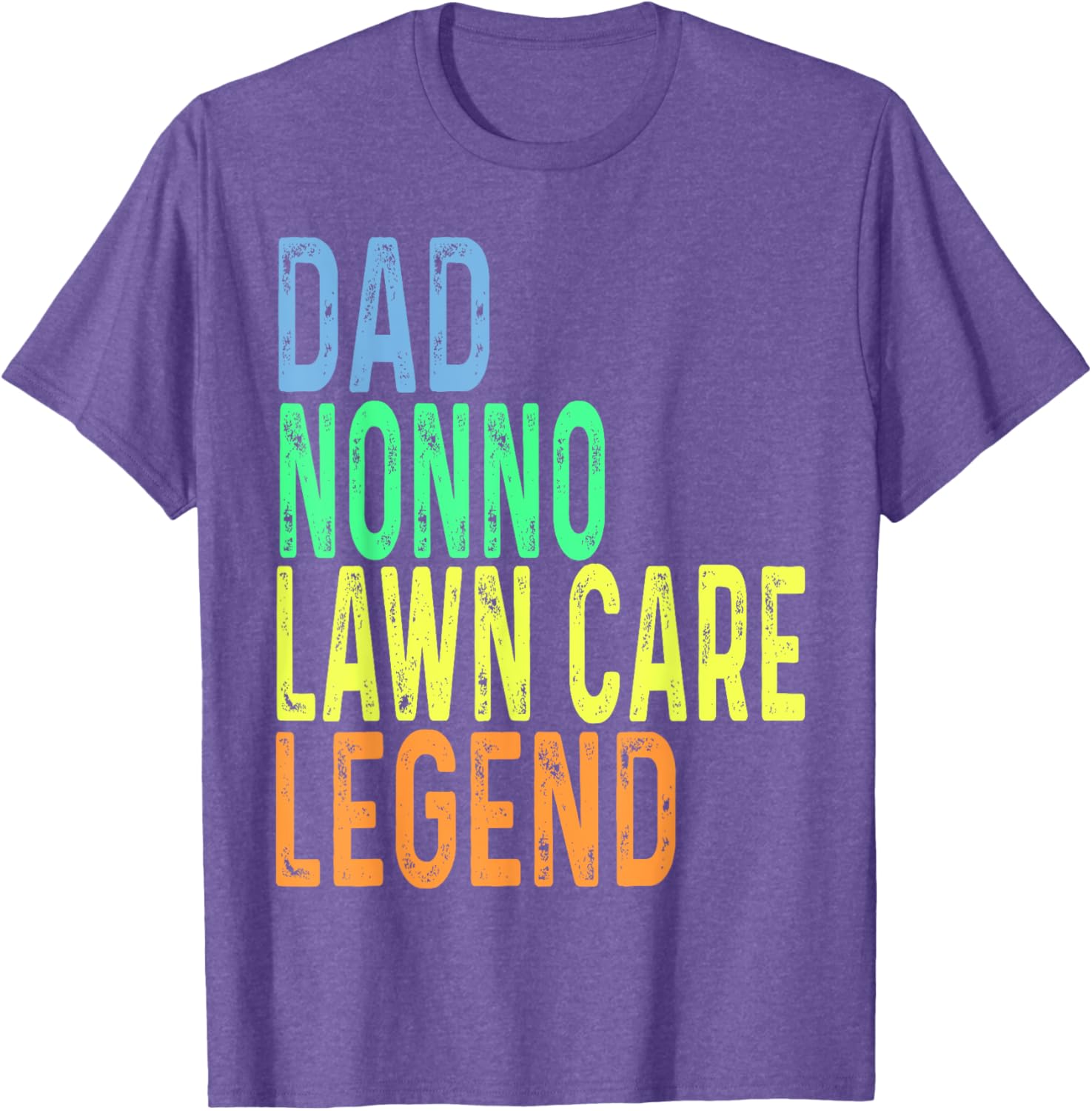 Funny Dad Nonno Lawn Care Legend T-Shirt for Grass Mowing Enthusiasts - 2