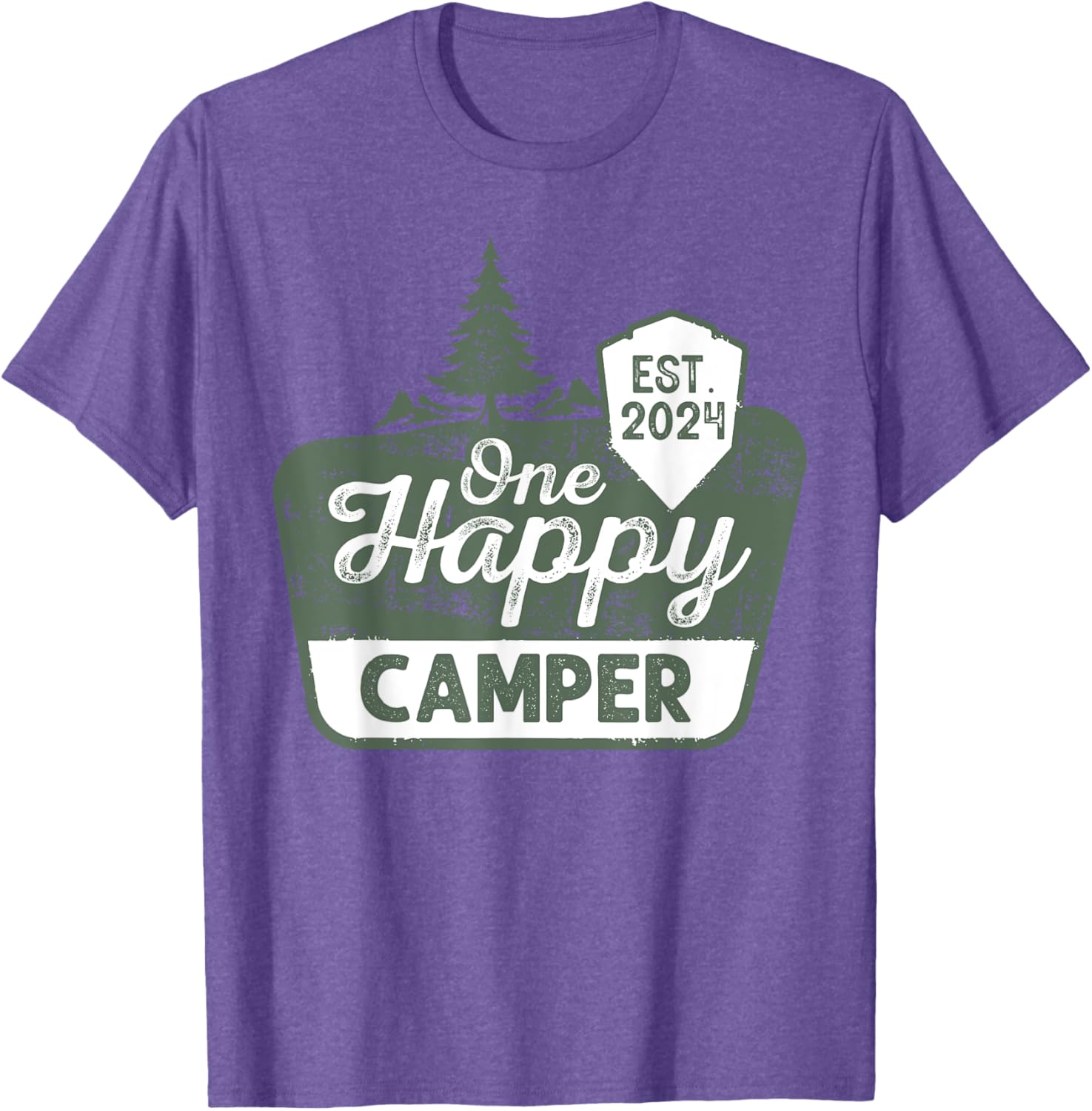 One Happy Camper Matching Family Birthday T-Shirt for Fun Celebrations - 6