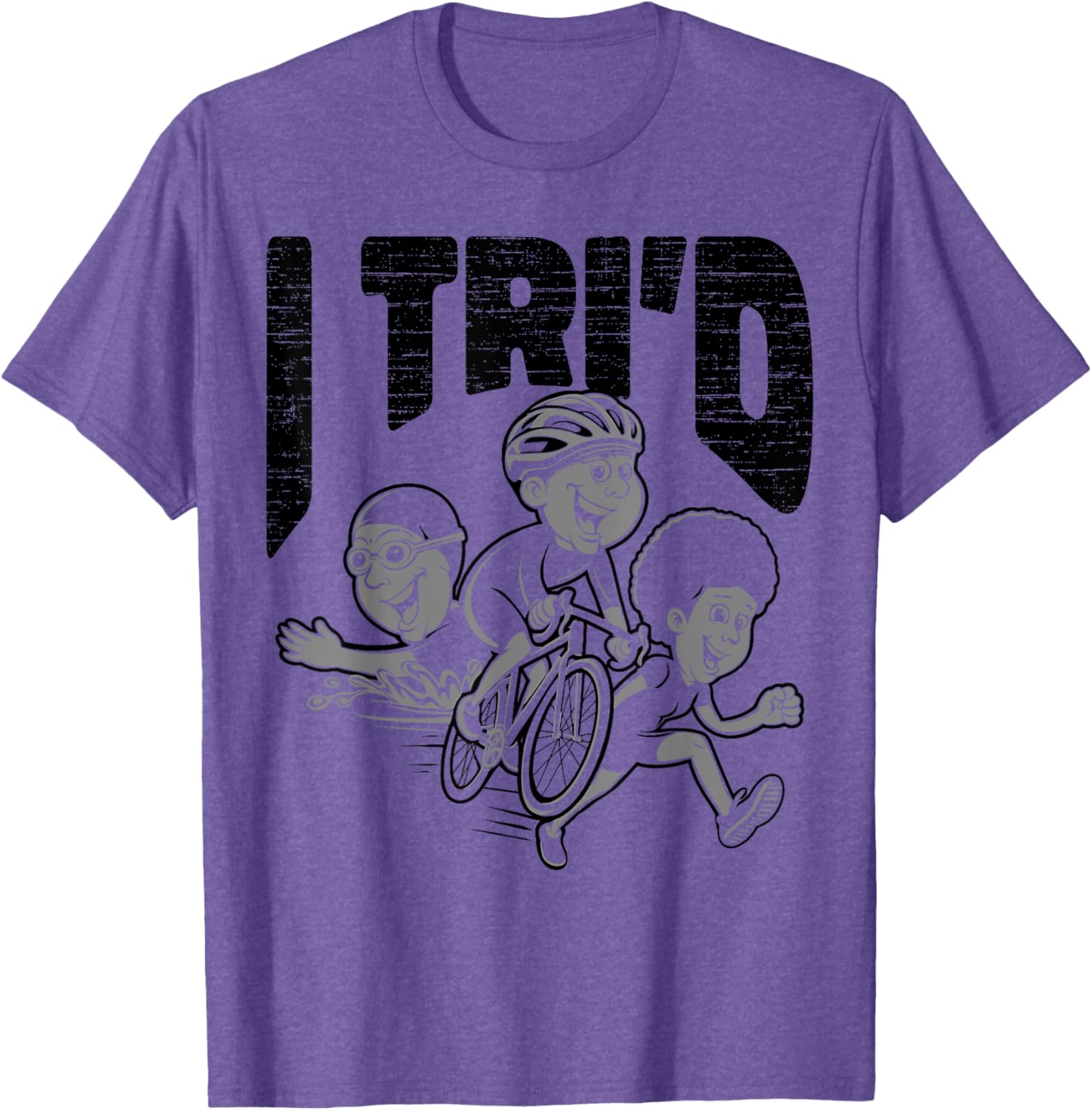 I Tri'd Triathlon Ultra Runner T-Shirt for Passionate Marathoners - 11