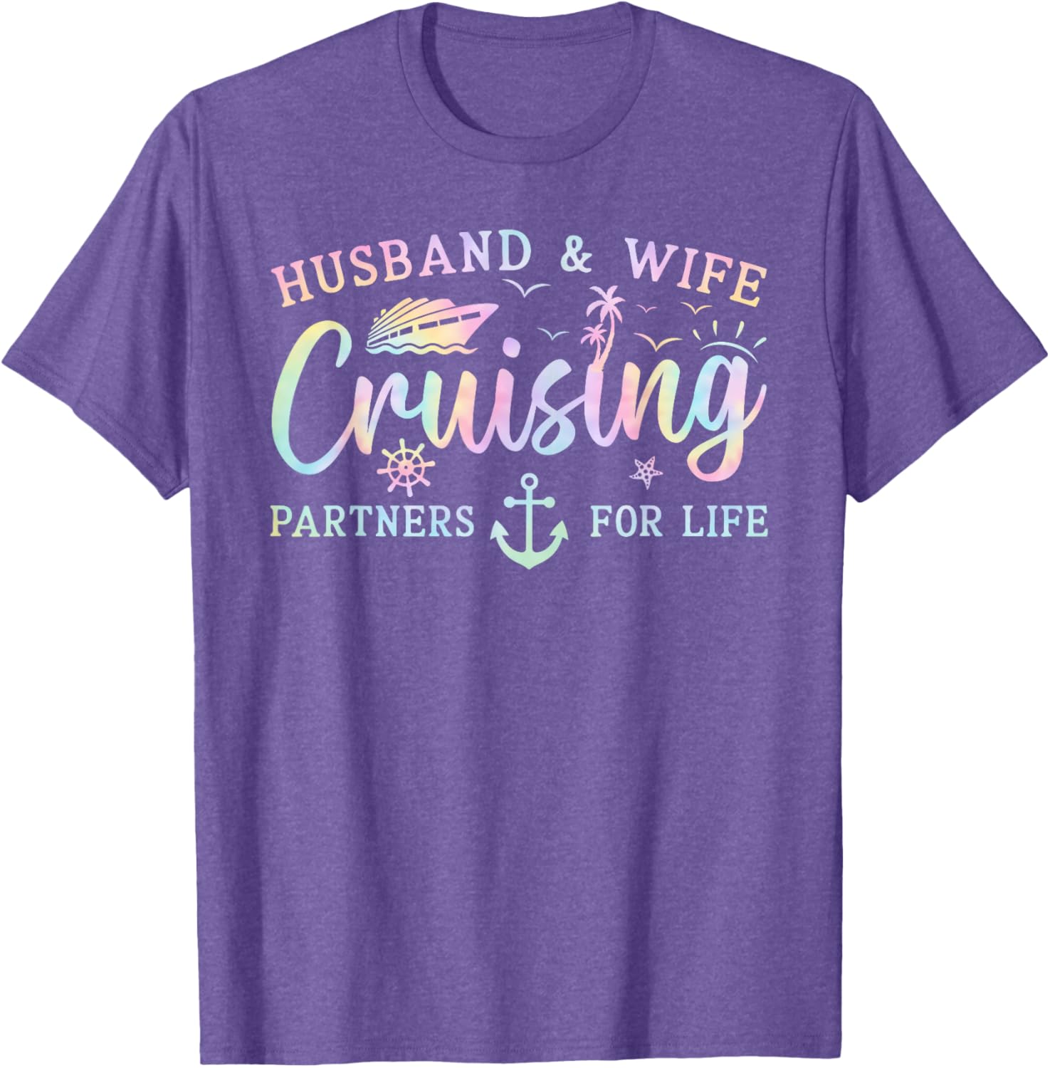 Matching Husband and Wife Cruise T-Shirt 2025 for Couples Adventure - 18