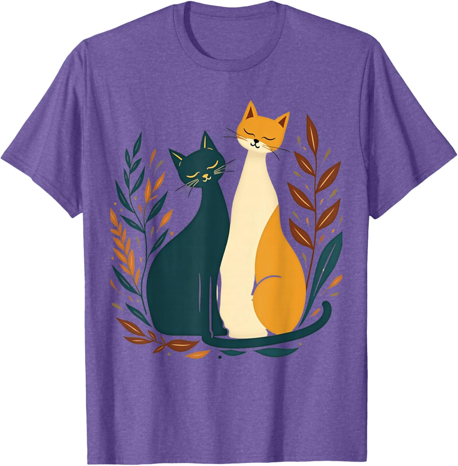 Vintage Mid-Century Modern Cat T-Shirt 50s 60s Retro Style Apparel - 11