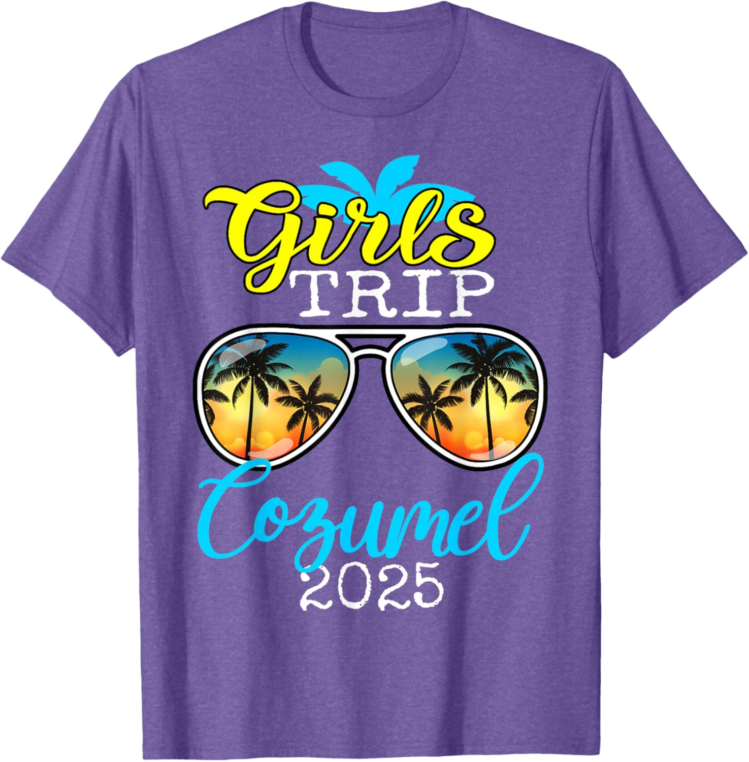 Girls Trip Cozumel 2025 Birthday Squad T-Shirt for Women - 12