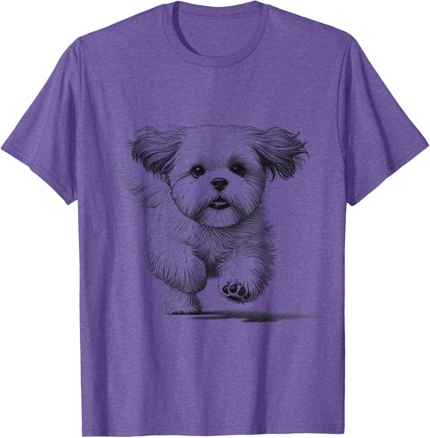 Shih Tzu Running Dog T-Shirt for Men and Women - Perfect Gift Idea - 9