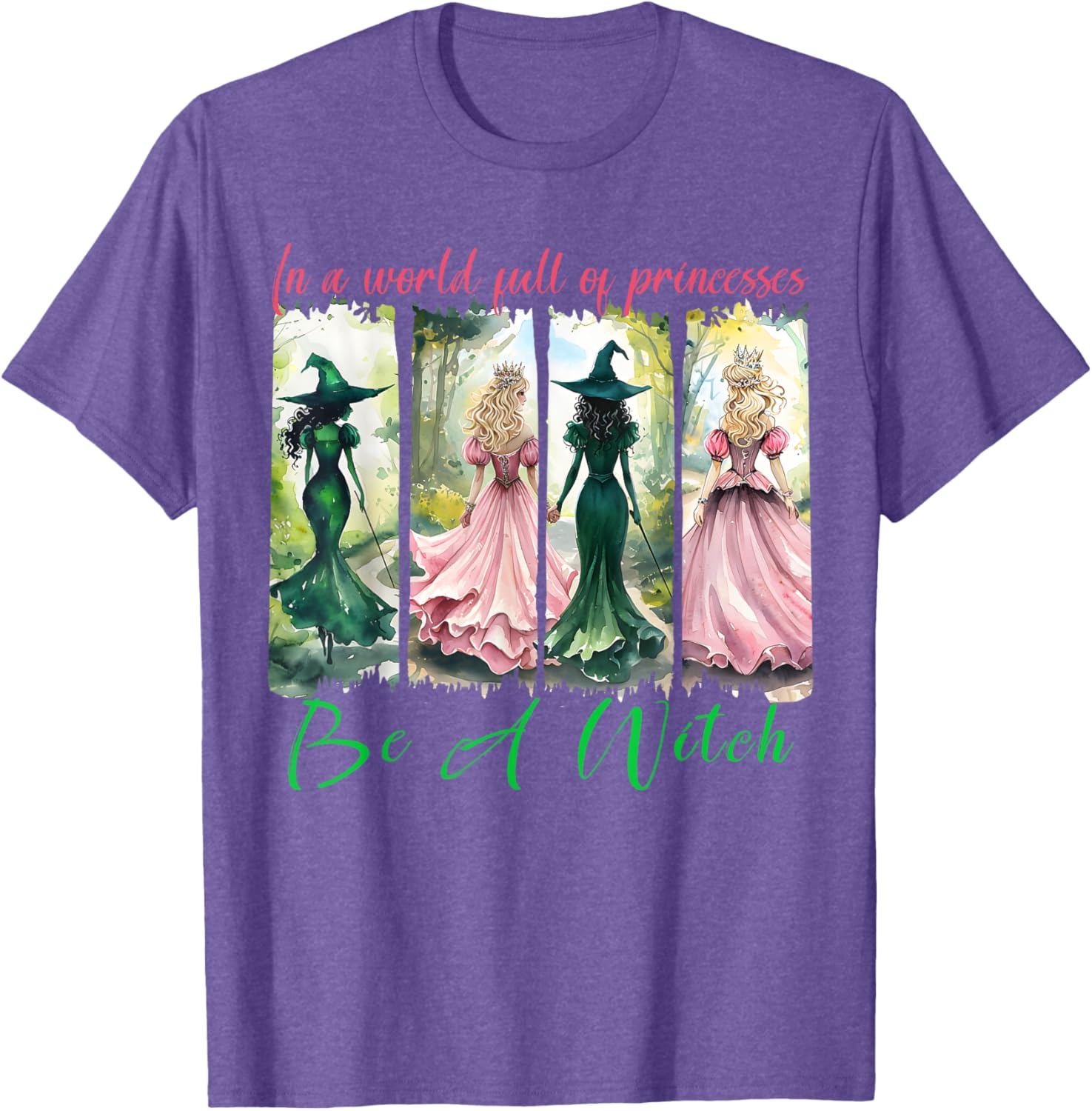 Be a Witch Not a Princess Halloween T-Shirt for Women Stylish Outfit - 3
