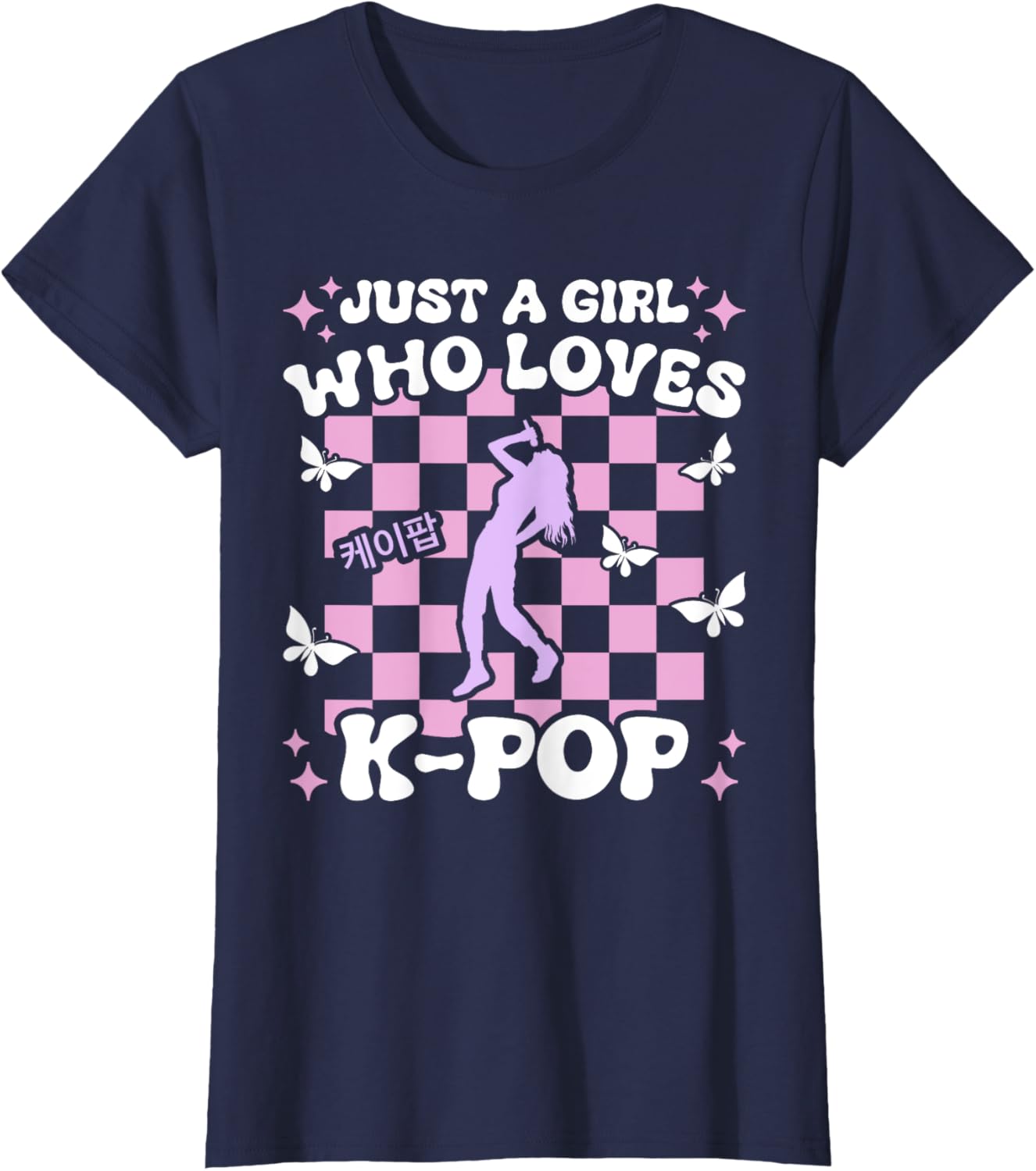 Just A Girl Who Loves K-Pop Girls Cute Teen K-Pop T-Shirt for Kids - 5