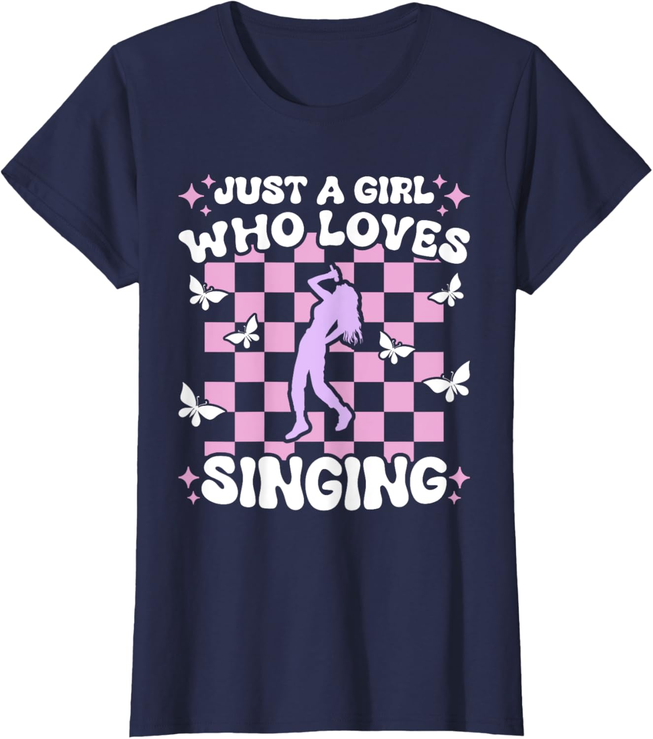 Just A Girl Who Loves Singing Girls T-Shirt for Music Lovers - 17