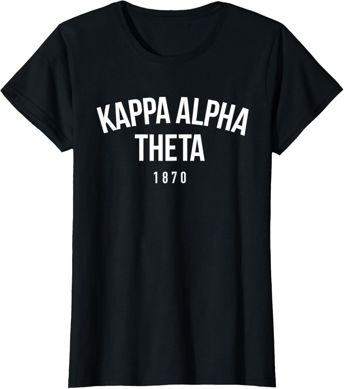 Kappa Alpha Theta Official White Arch Over T-Shirt for Sorority Fans - 3