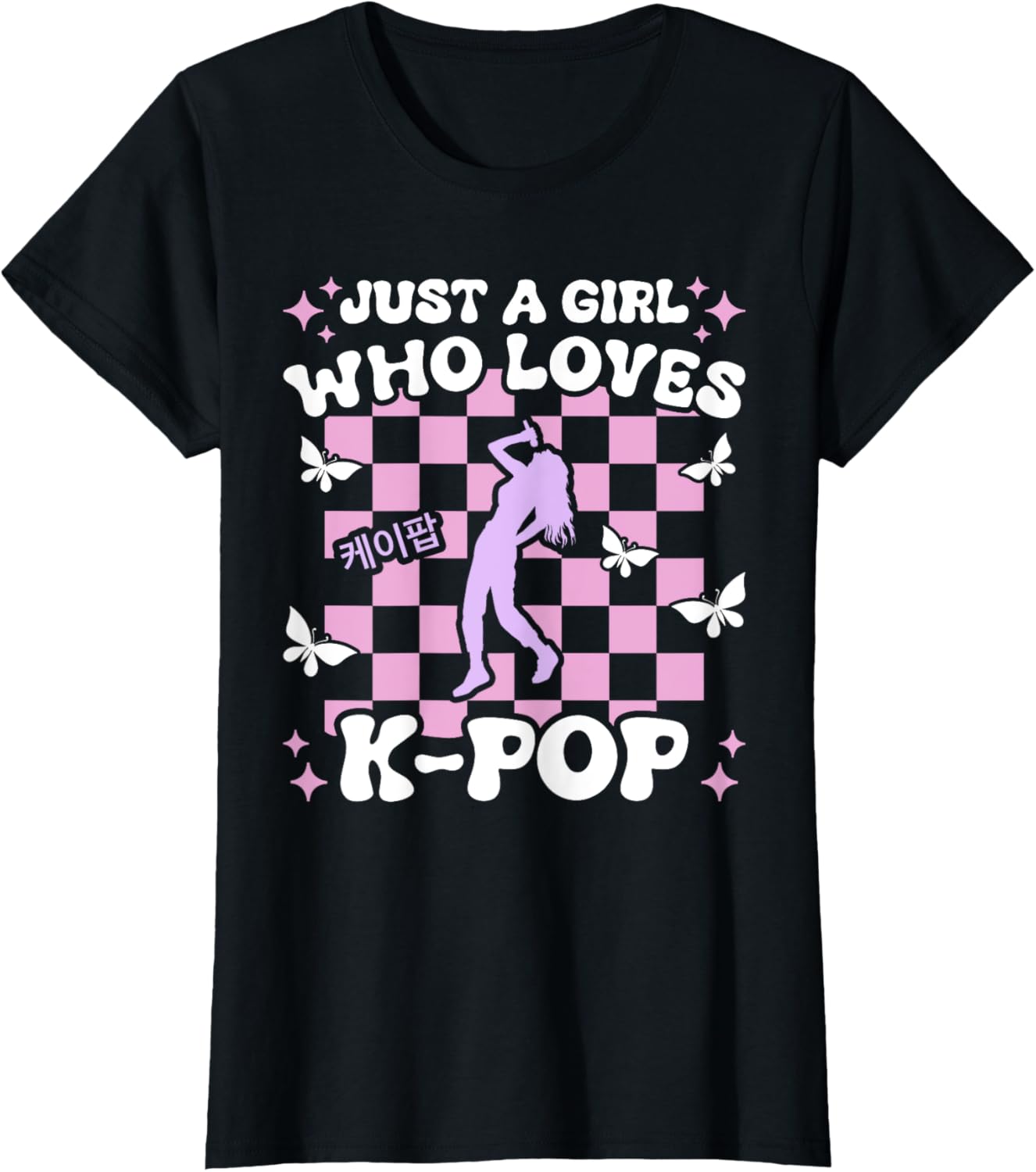 Just A Girl Who Loves K-Pop Girls Cute Teen K-Pop T-Shirt for Kids - 3