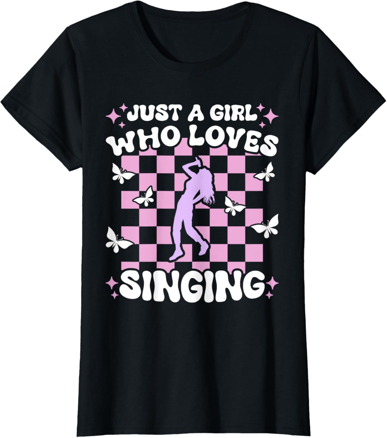 Just A Girl Who Loves Singing Girls T-Shirt for Music Lovers - 15