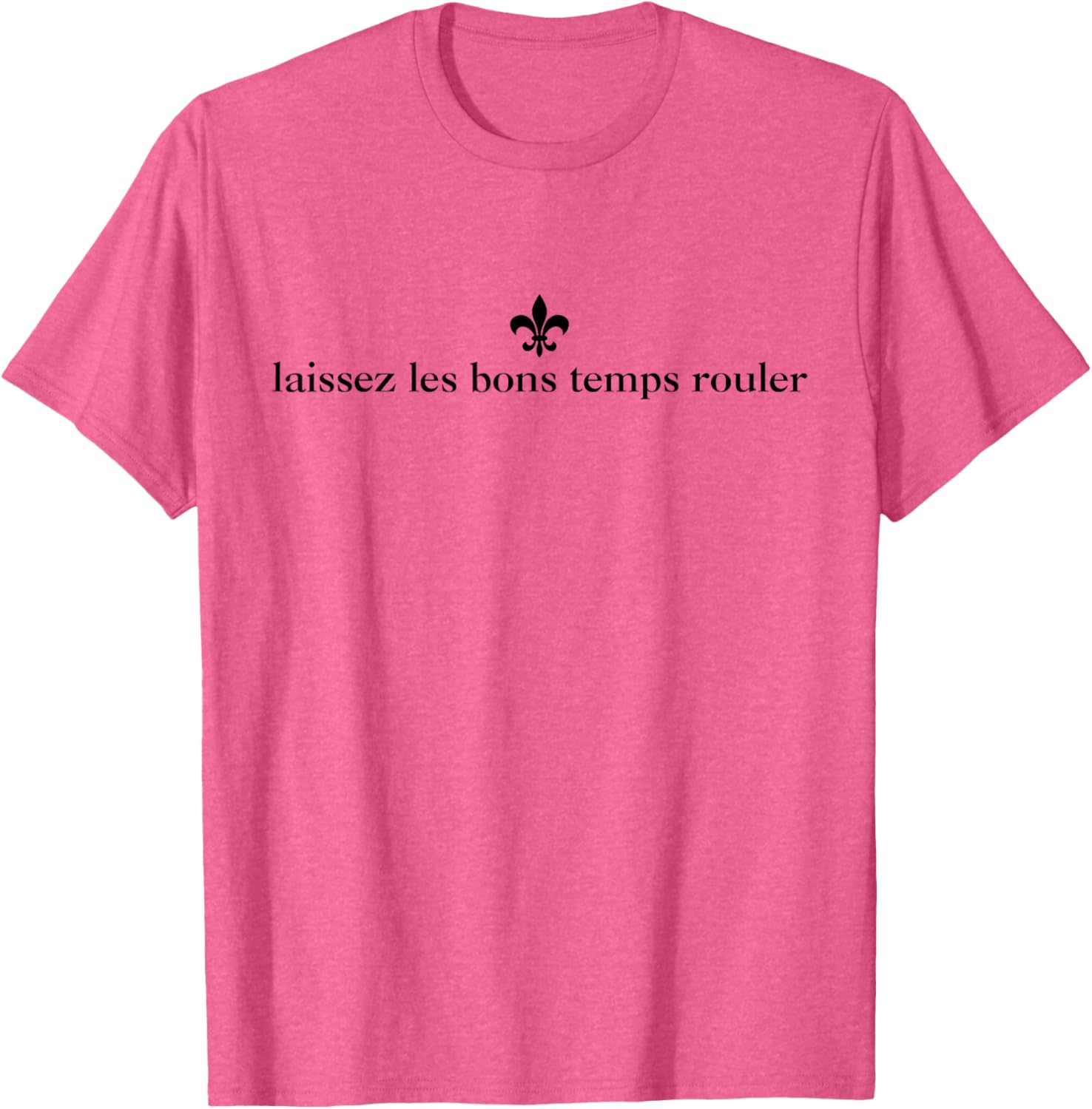 Minimalist Mardi Gras Women's T-Shirt - Laissez Les Bon Temps Rouler Design - 12