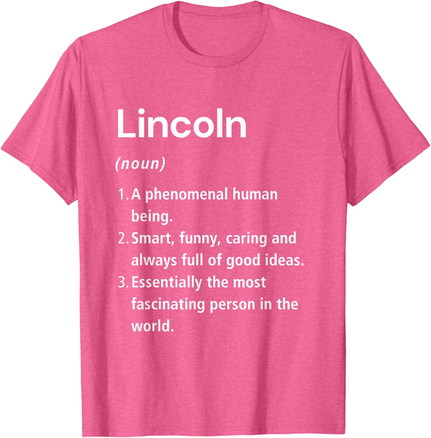 Funny Lincoln Name Definition T-Shirt for Unique Style and Humor - 19