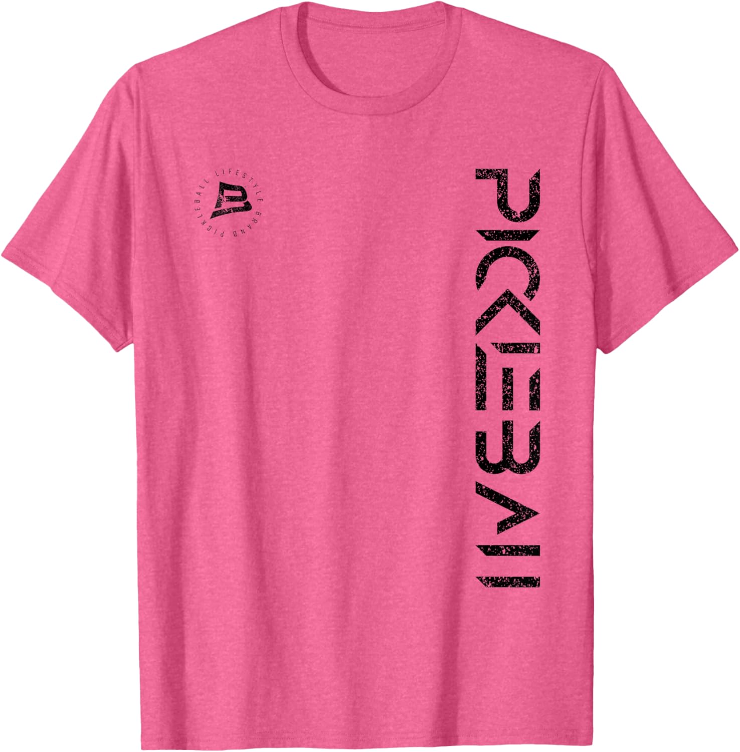 Distressed Black Pickleball T-Shirt for Ultimate Sports Comfort and Style - 4