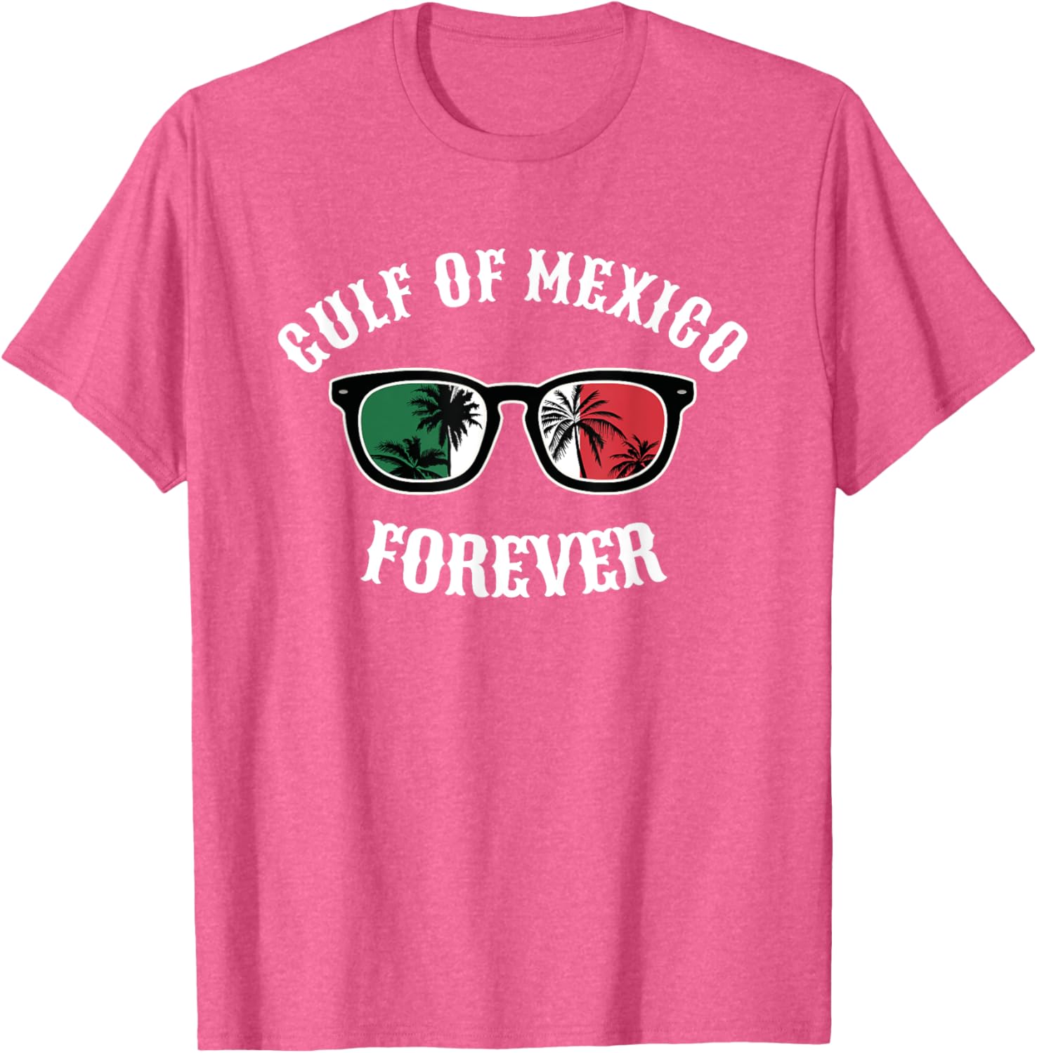 Gulf of Mexico Pride Mexican Flag Beach T-Shirt for Fun Summer Days - 2