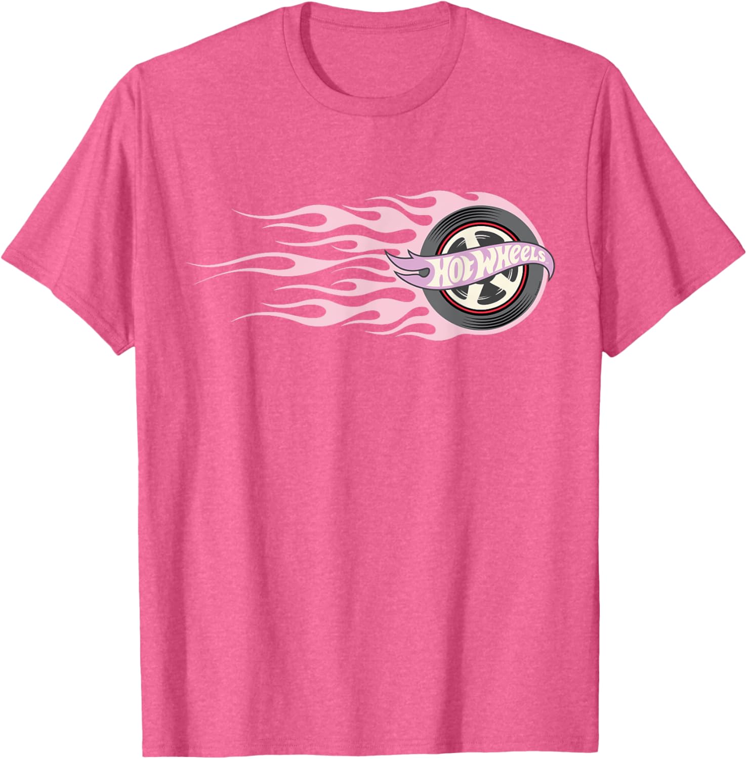 Hot Wheels Pink Flaming Tire T-Shirt for Fun and Stylish Adventures - 12