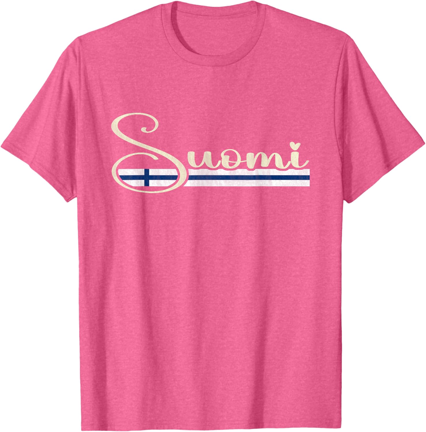Suomi Finland Script T-Shirt Stylish Clothing for Proud Finns - 3