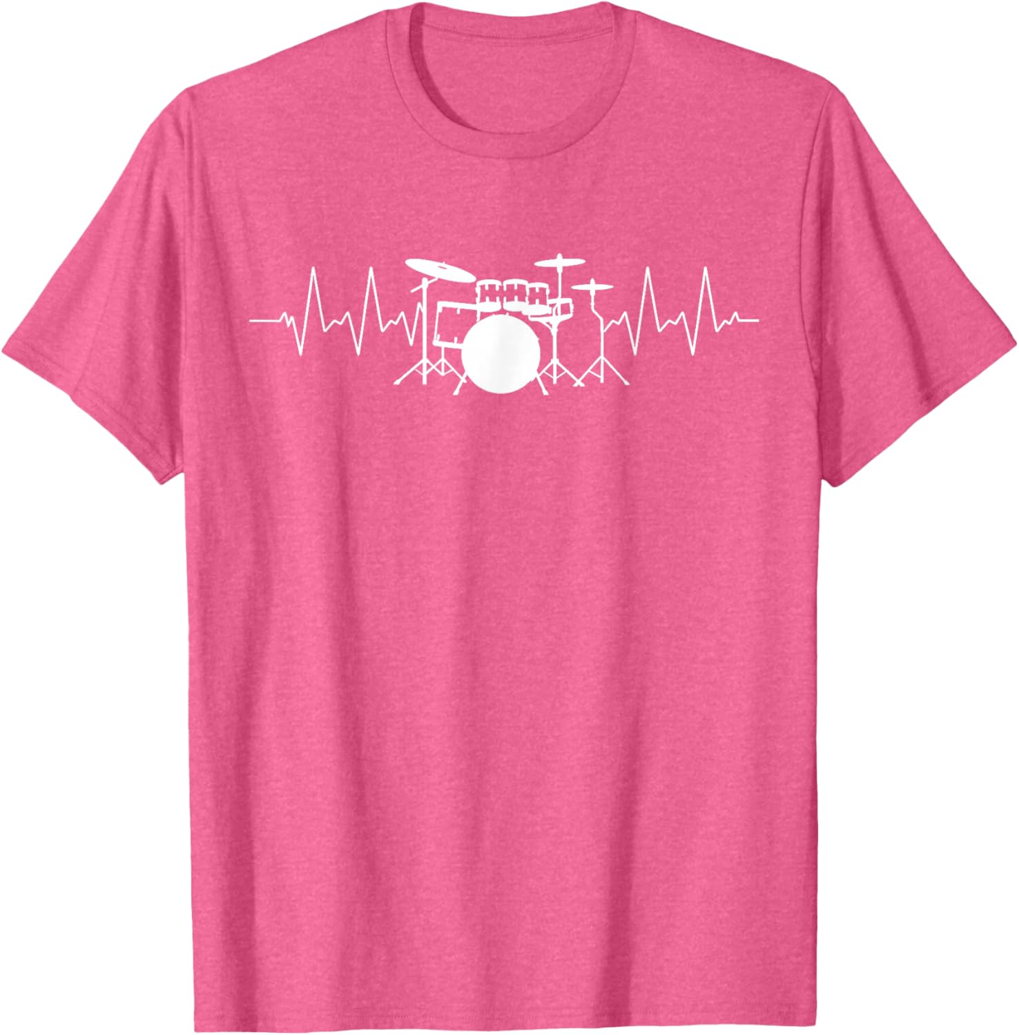 Drummer Heartbeat Pulse T-Shirt for Music Lovers and Musicians - 19