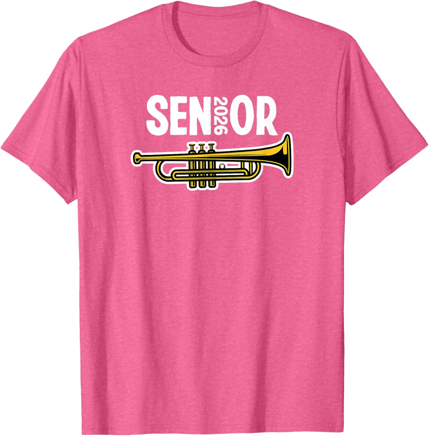 2026 Senior Trumpet Player Marching Band T-Shirt for Music Lovers - 13