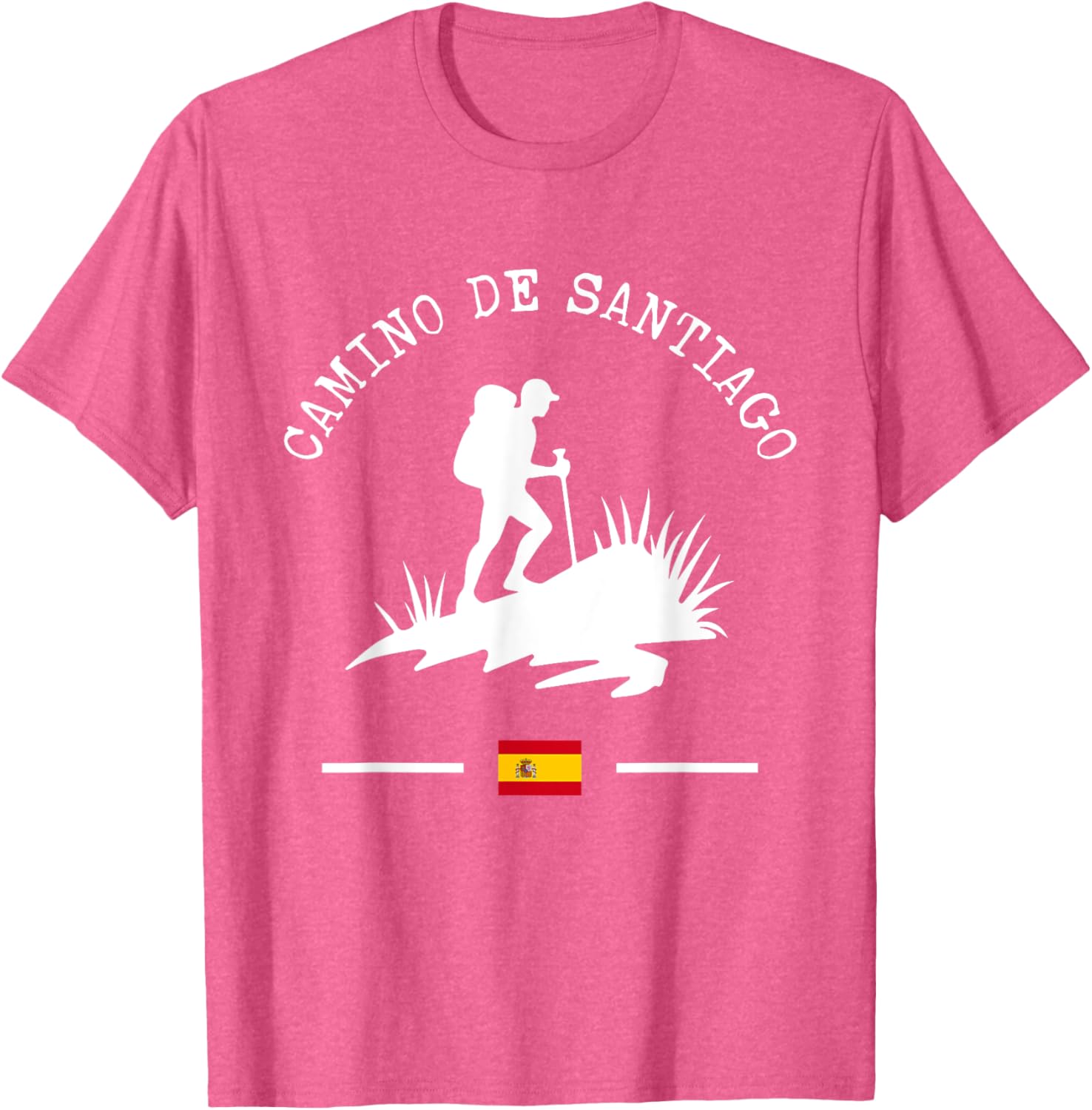 Camino de Santiago Hiker Trekking T-Shirt for Pilgrims and Adventurers - 3