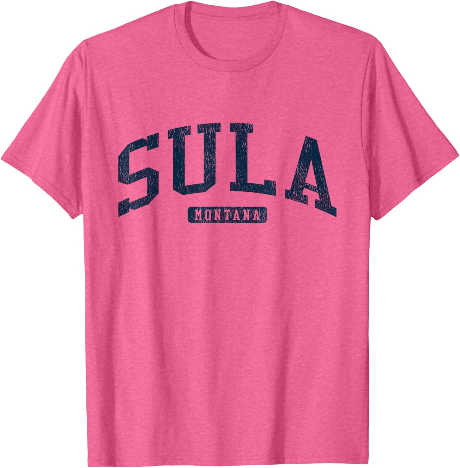 Sula Montana College University Style Blue T-Shirt for Casual Wear - 14