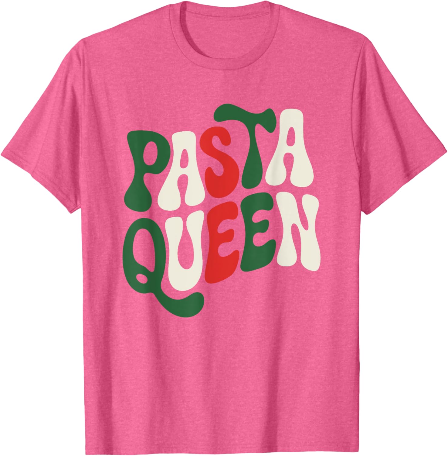Pasta Queen T-Shirt for Pasta Lovers - Cute Italian Spaghetti Design - 11