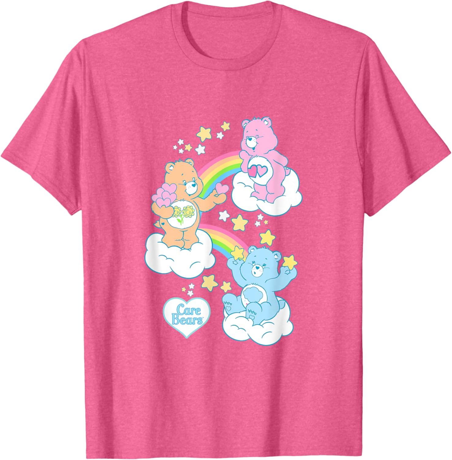 Care Bears Rainbow Kingdom Original Bear T-Shirt for Fun Stylish Wear - 13