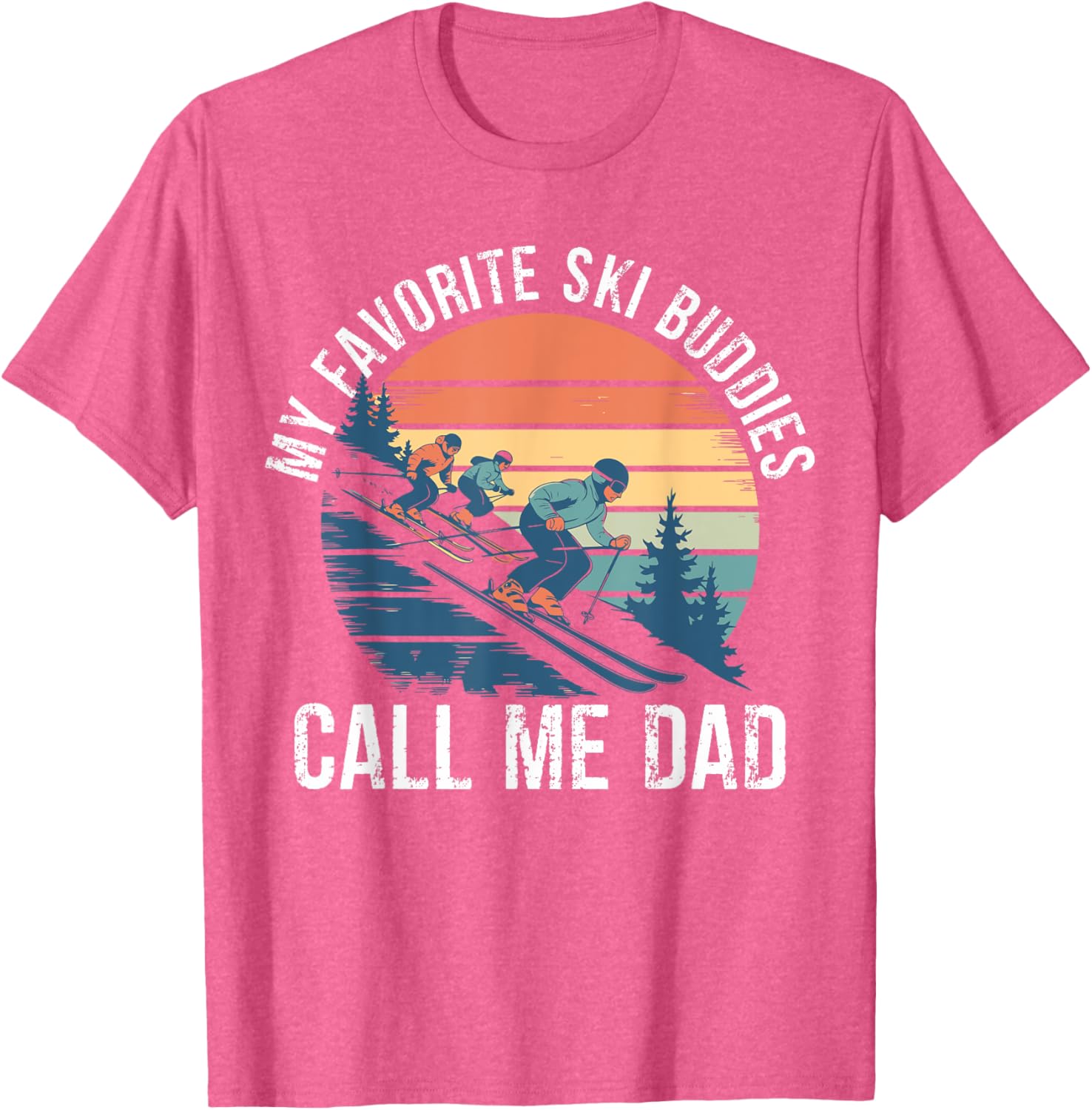 Retro Ski Dad T-Shirt for Ski Lovers, Perfect Gift for Ski Buddies - 3