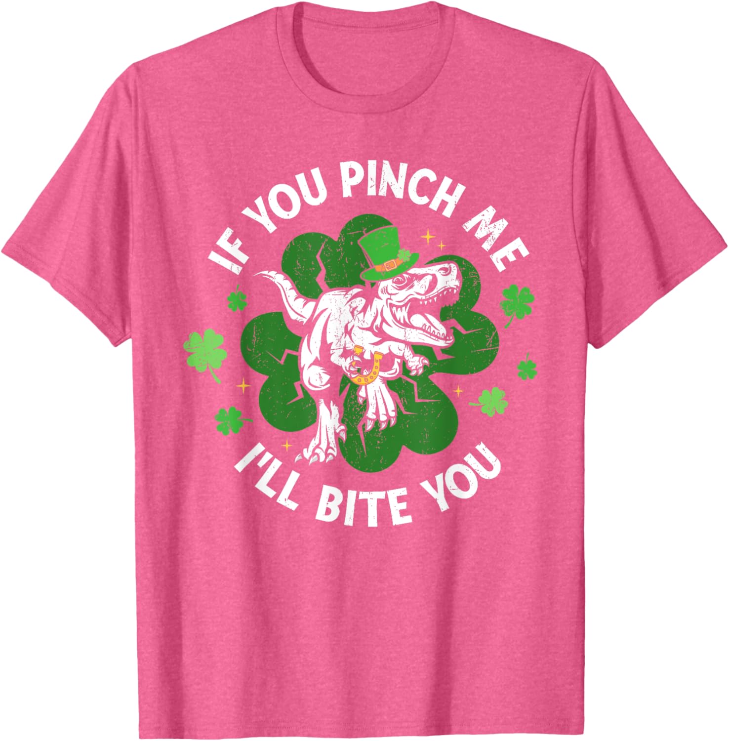 Funny Dinosaur T-Shirt for Men and Women - If You Pinch Me I'll Bite You - 4