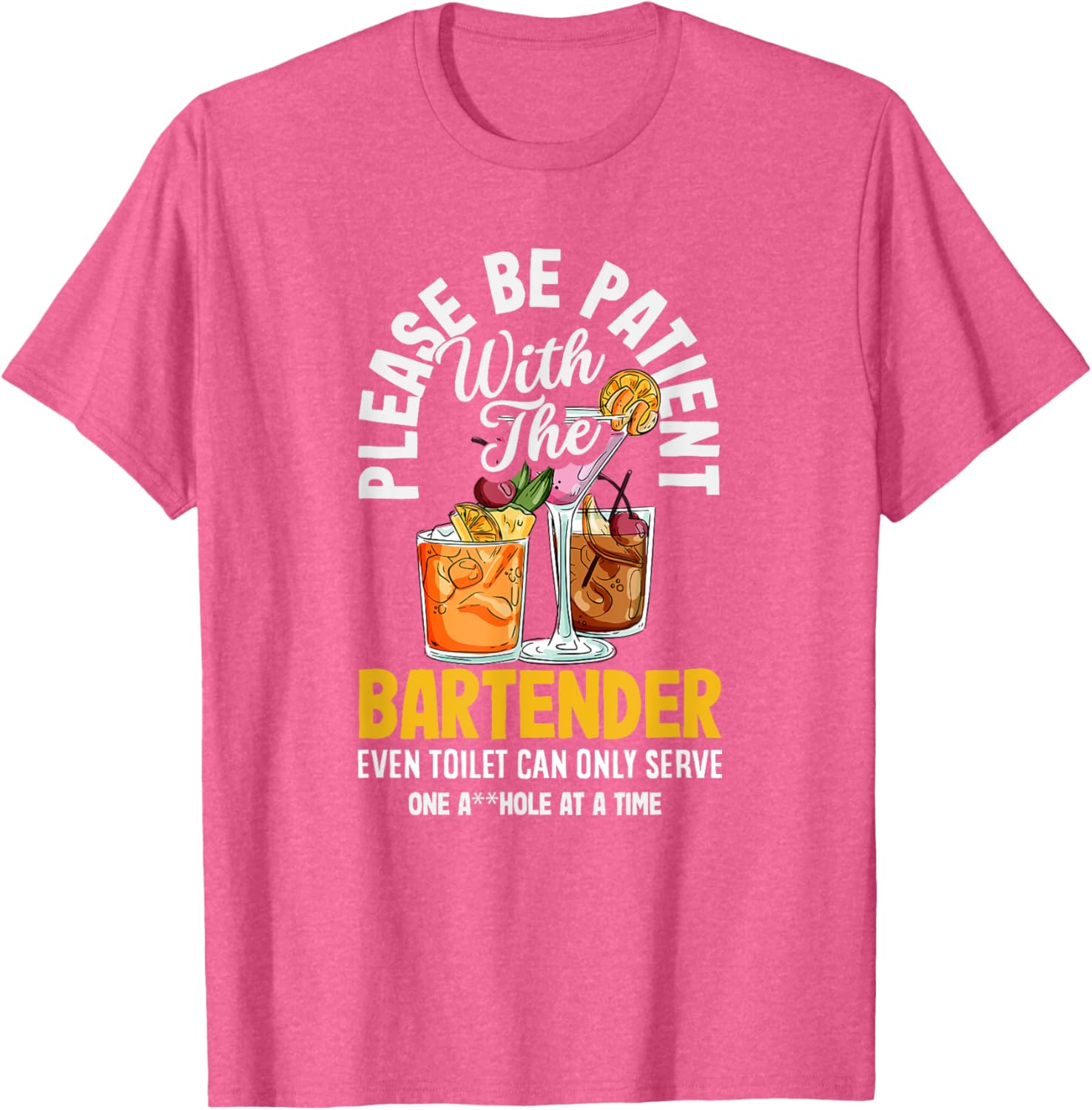 Funny Bartender Please Be Patient T-Shirt for Bar Lovers and Friends - 3