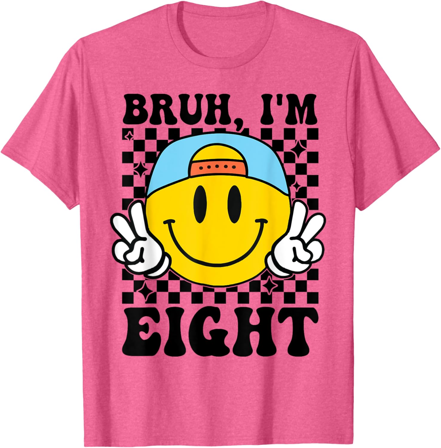 Groovy 8th Birthday T-Shirt for Boys and Girls Fun Gift Idea - 9