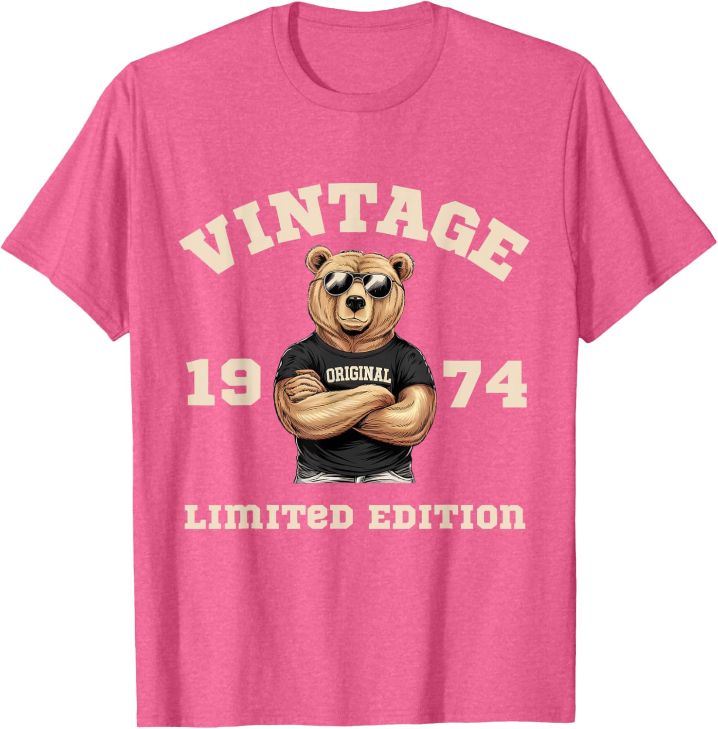 Mens Vintage 51st Birthday Teddy Bear T-Shirt 1974 Gift Idea - 3