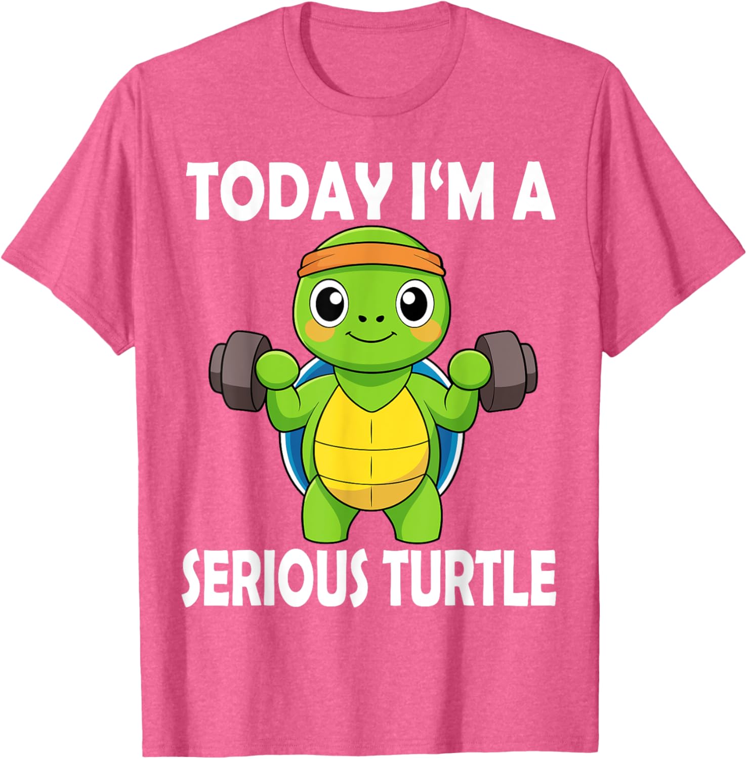 Serious Turtle Funny Fitness Gym T-Shirt for Weightlifting Enthusiasts - 22