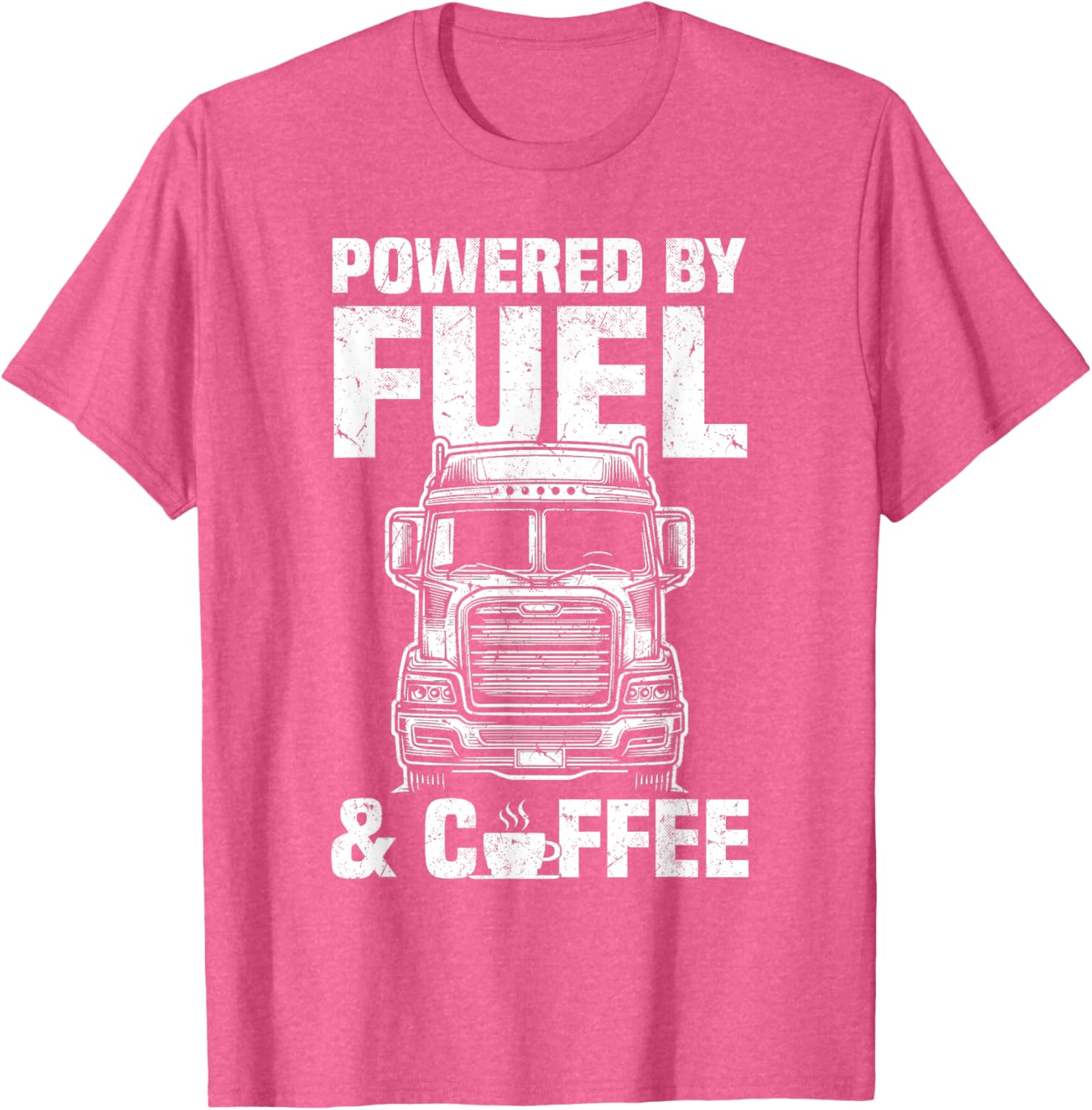 Fuel and Coffee Truck Driver T-Shirt for Men Perfect Gift for Trucker - 6