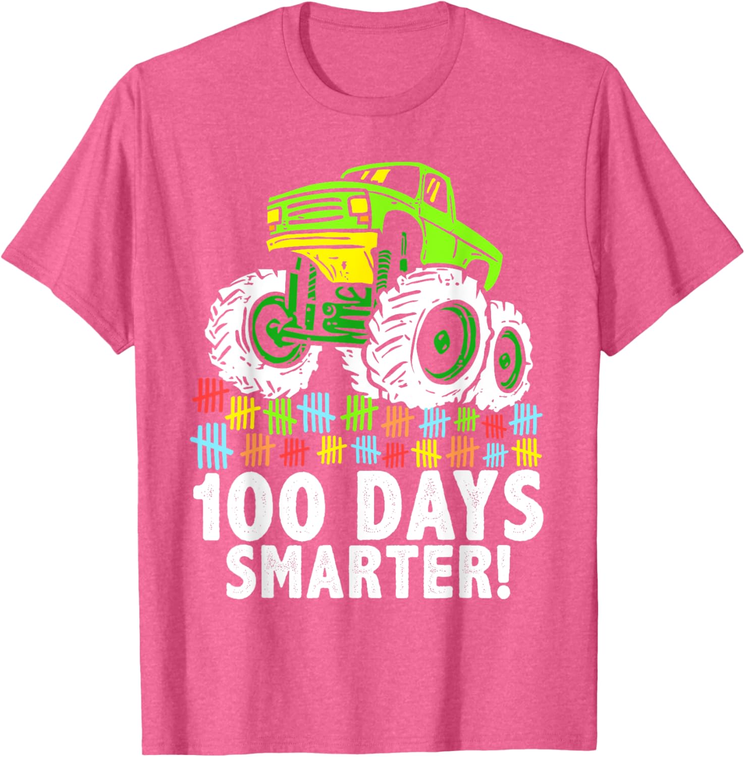 100 Days of School Monster Truck T-Shirt for Boys Fun and Stylish - 13