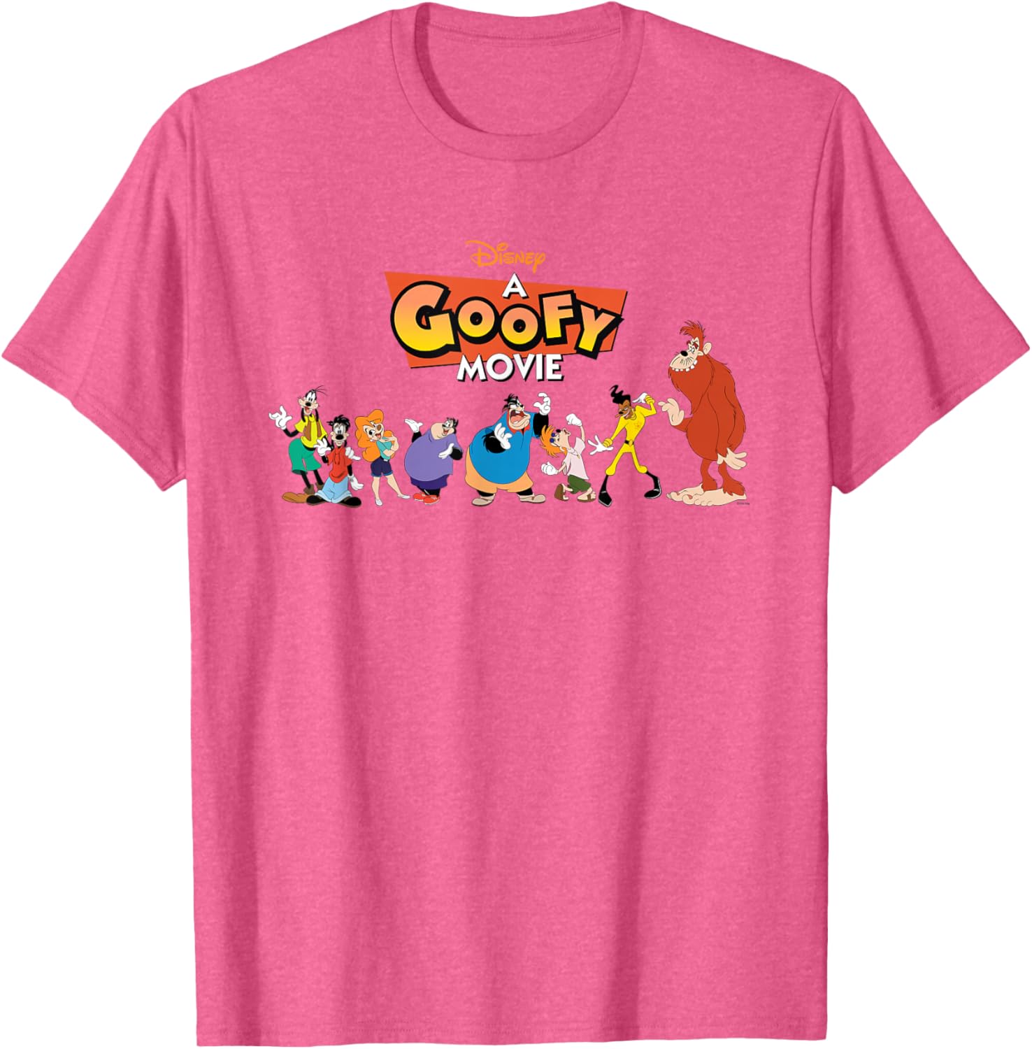 Disney A Goofy Movie 30th Anniversary Character Logo T-Shirt for Fans - 5