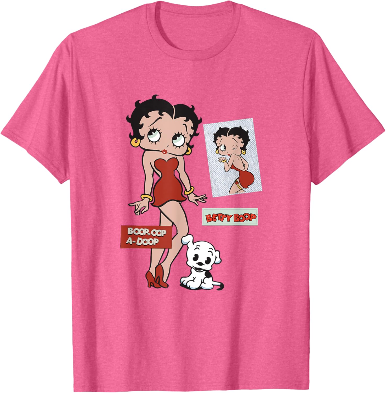 Betty Boop Picture Perfect Patches T-Shirt for Fun Fashion Lovers - 13