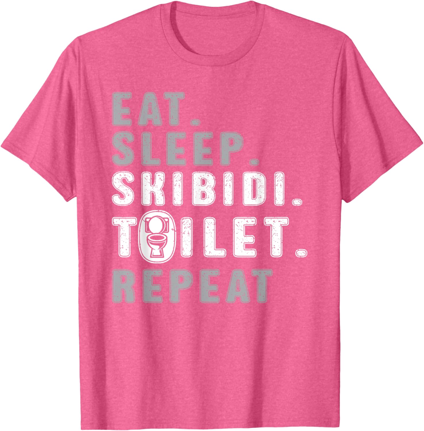 Funny Eat Sleep Skibidi Toilet Meme T-Shirt for Rizz Lovers - 11