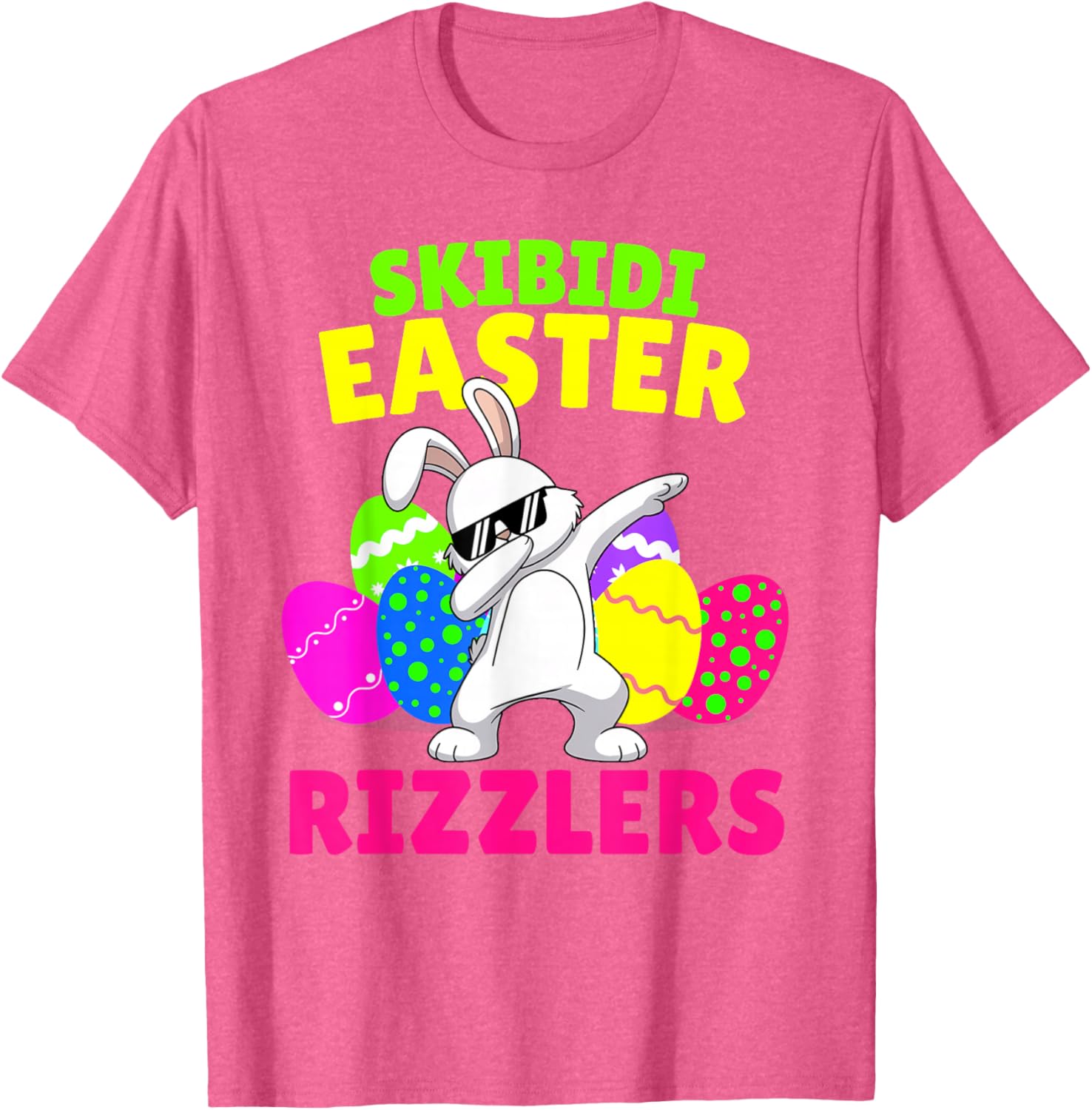 Skibidi Easter T-Shirt for Gen Alpha Tweens - Fun Rizzler Design - 17