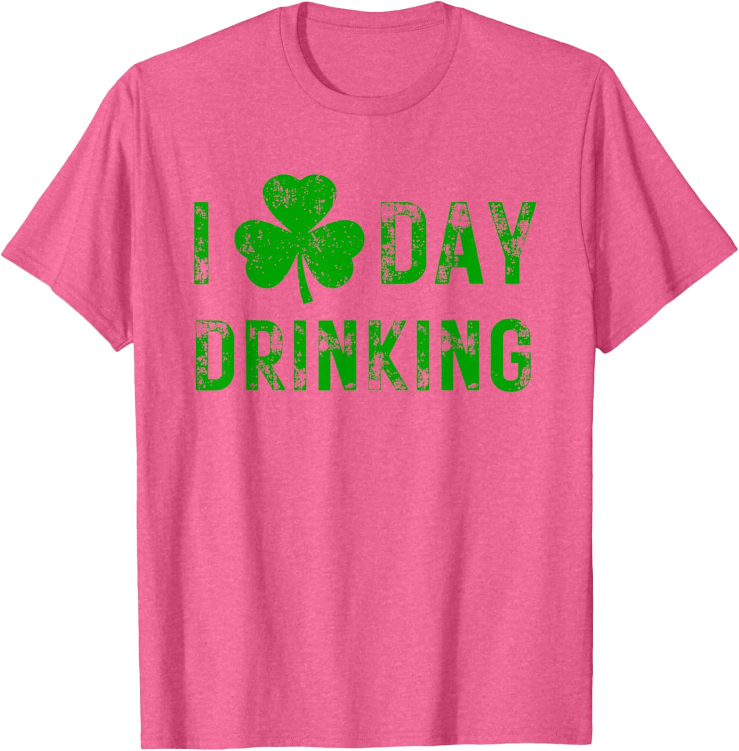 I Love Day Drinking Shamrock Heart St Paddy's Day T-Shirt for Fun Celebrations - 27