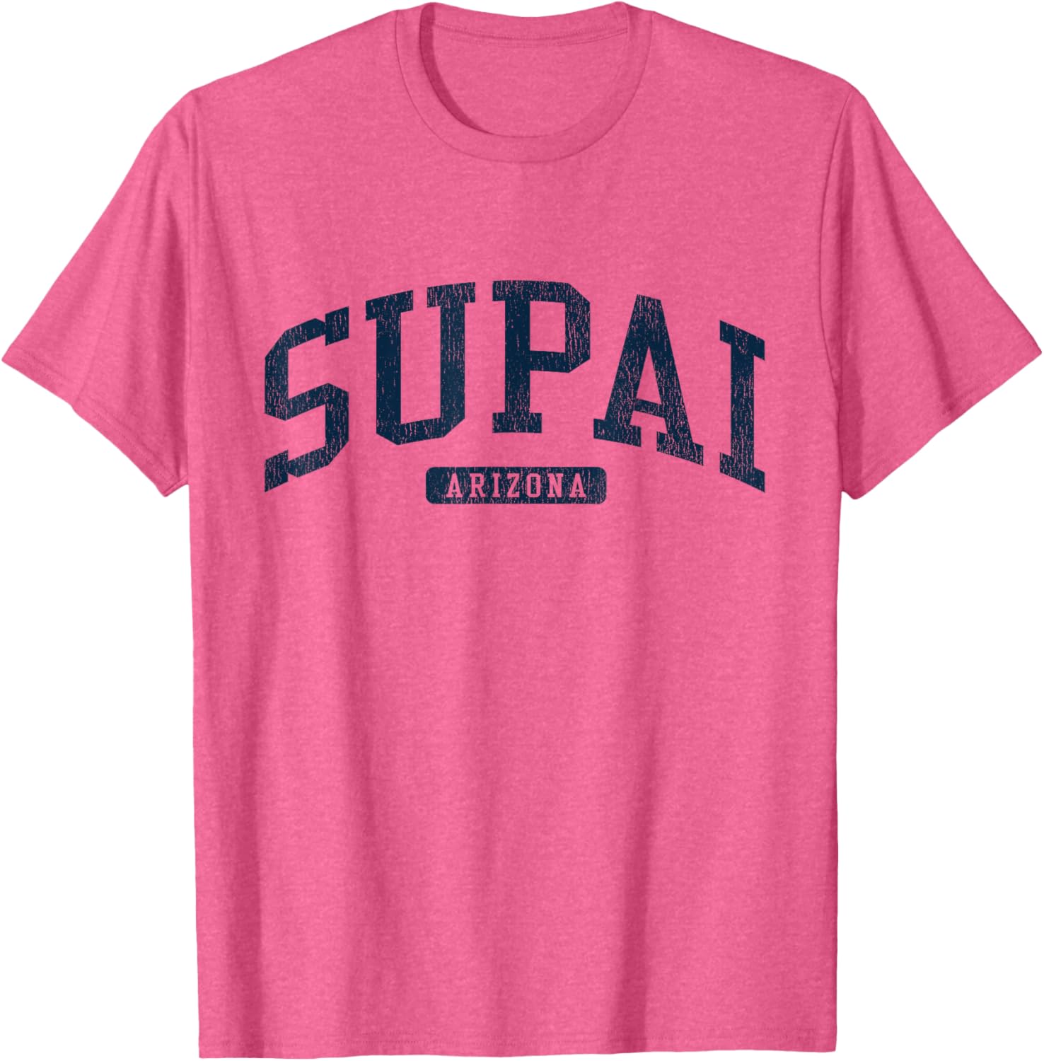 Supai Arizona College University Style Blue T-Shirt for a Casual Look - 16
