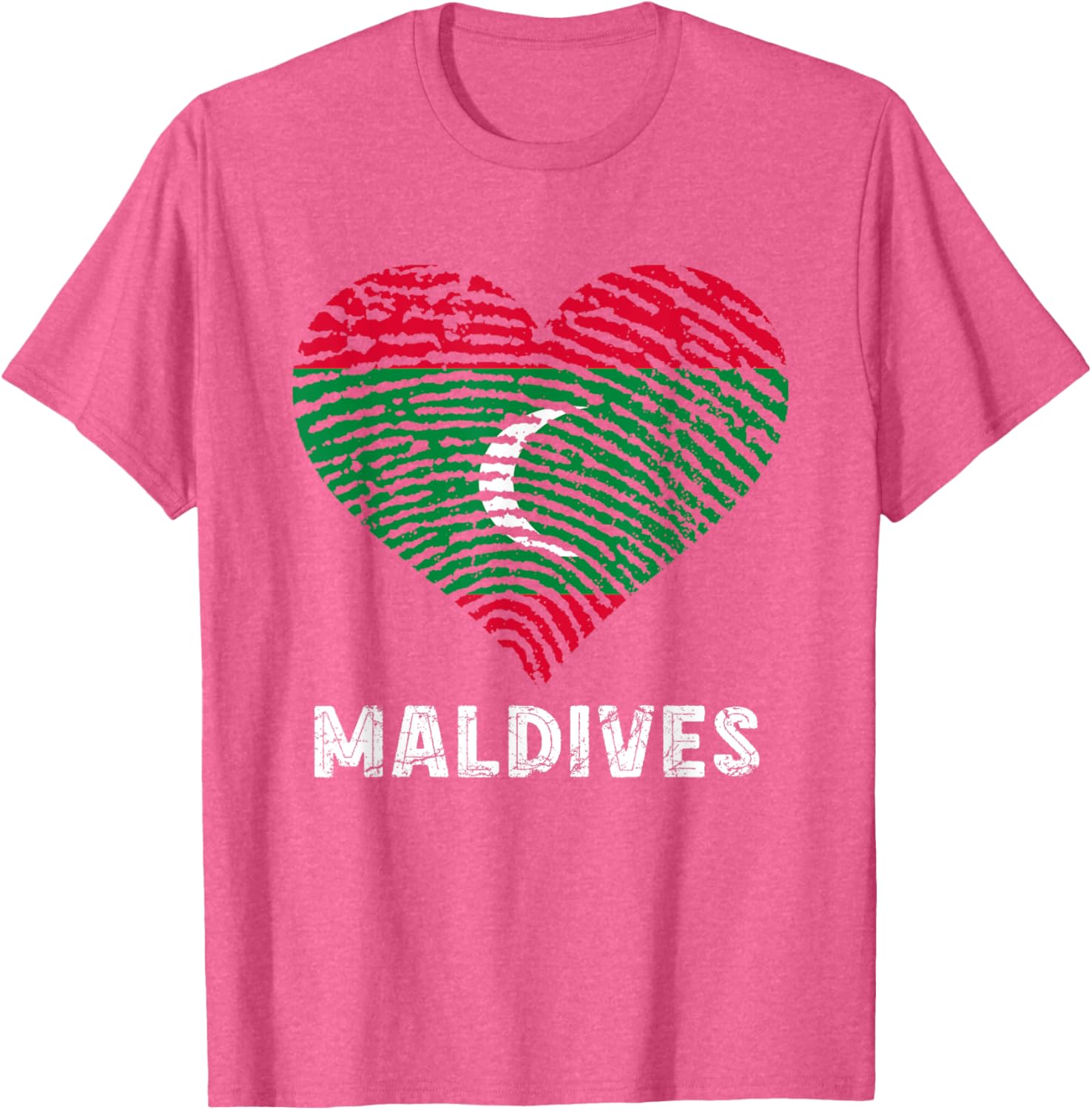 Maldives Pride T-Shirt with Maldivian Flag - Stylish Casual Wear - 21
