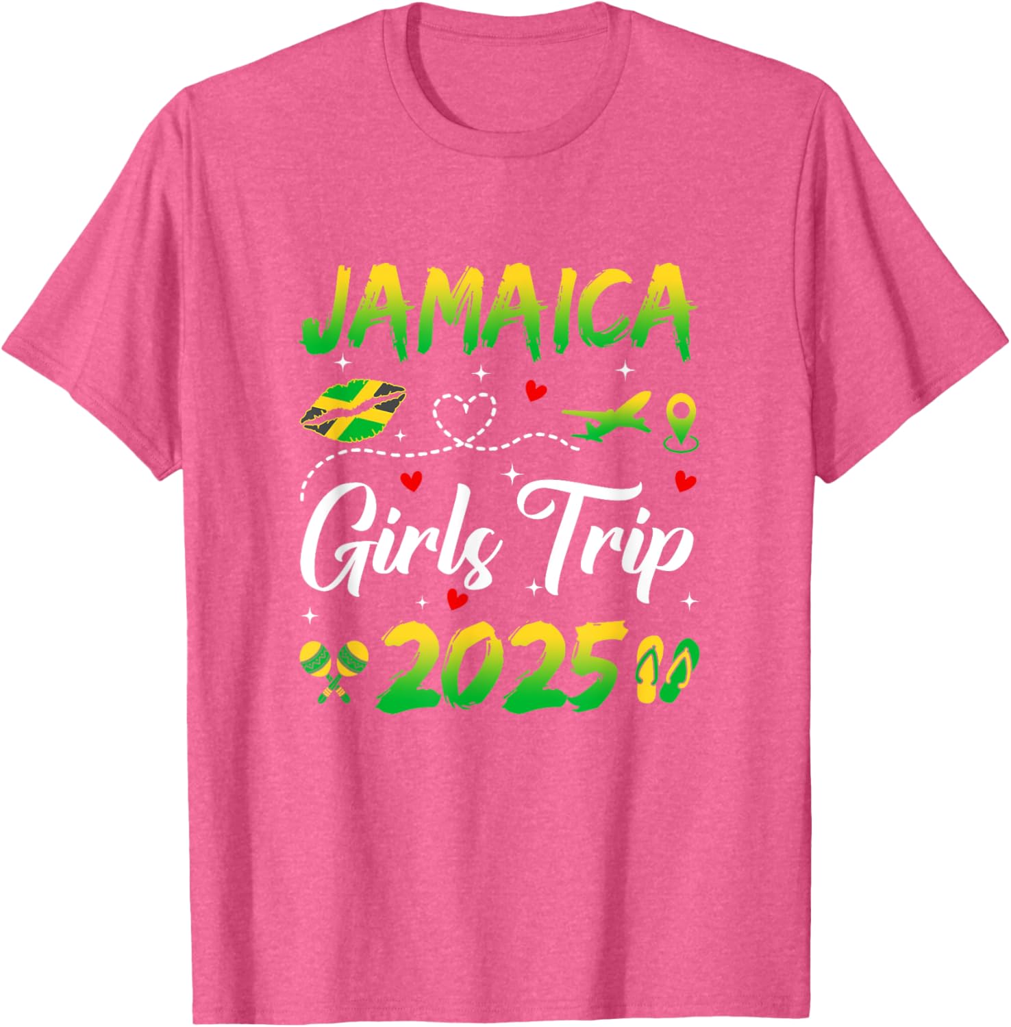 Jamaica Girls Trip 2025 Summer Matching T-Shirts for Fun Getaways - 3